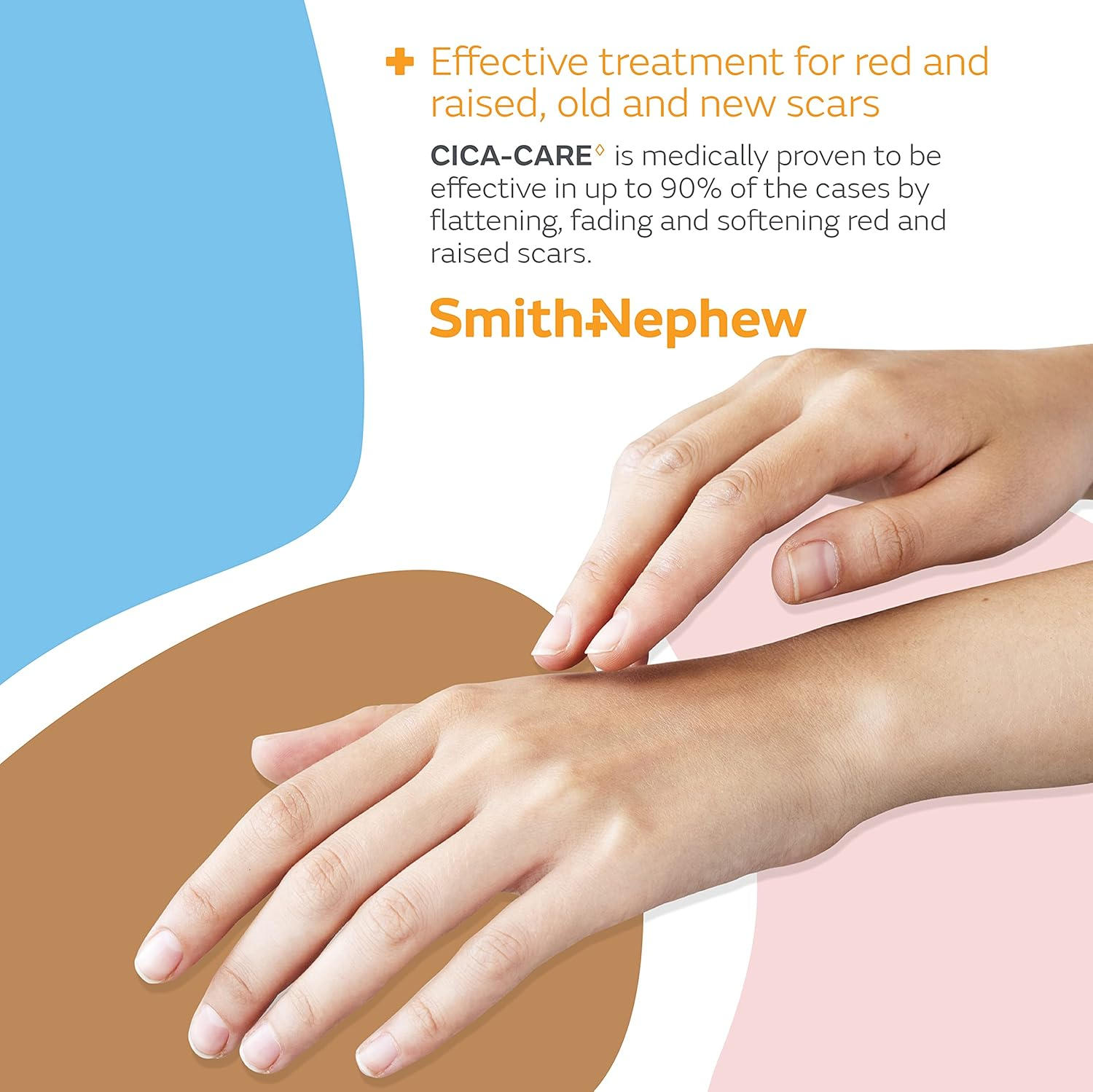 Smith & Nephew Cica-Care 6 X 12 Cm Scar Treatment Wound Dressing, 1 Count, Non-Sterile, Non-Adherent, 0.042 Grams image number 2