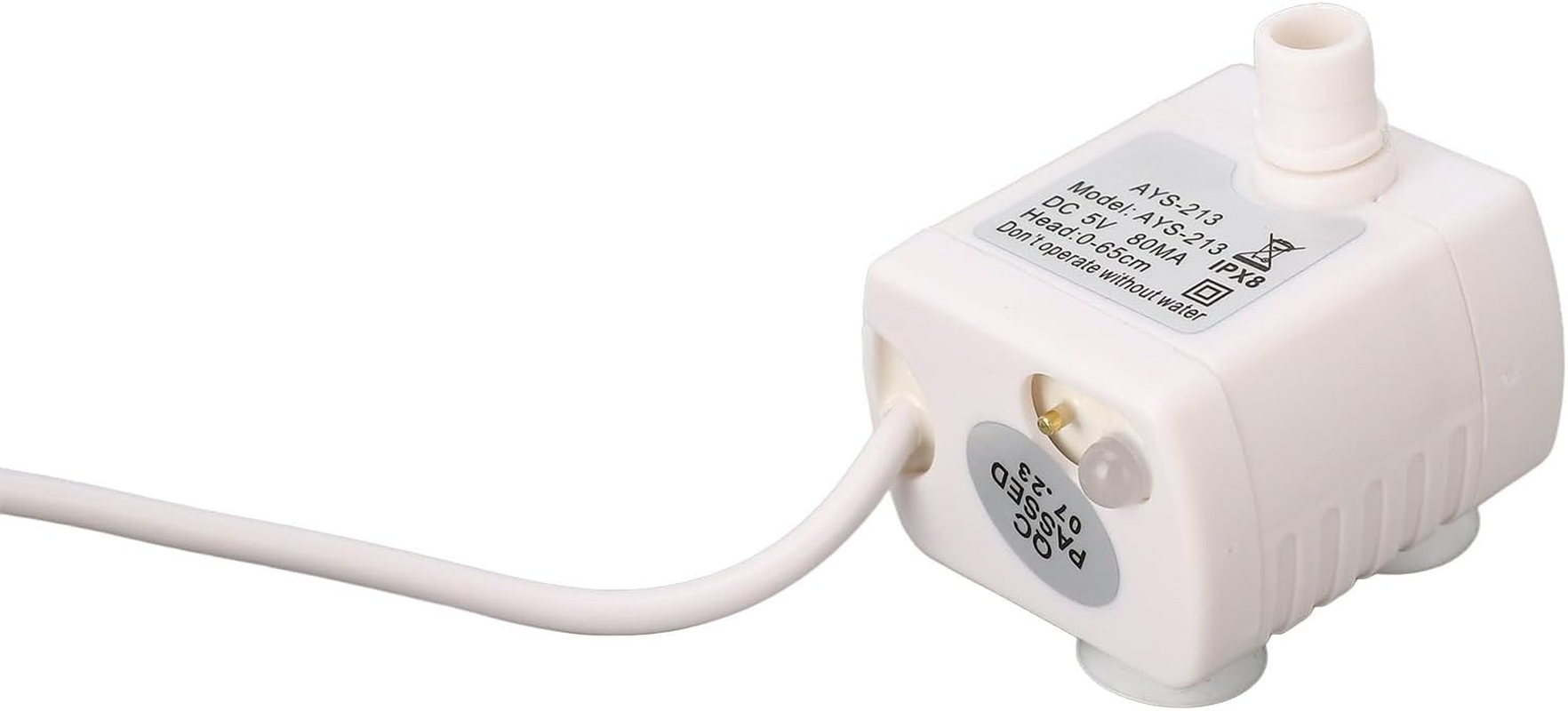 Mini Cat Fountain Pump, Removable USB Powered Pet Water Fountain Pump Adjustable 5V for Replacement image number 2