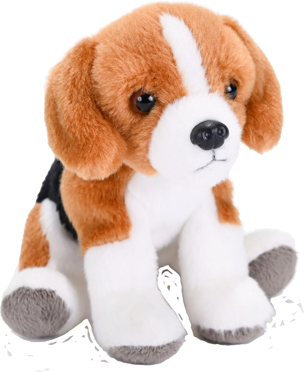 Wild Republic Pocketkins Eco Beagle, Stuffed Animal, 5 Inches, Plush Toy, Made from Recycled Materials, Eco Friendly image number 1