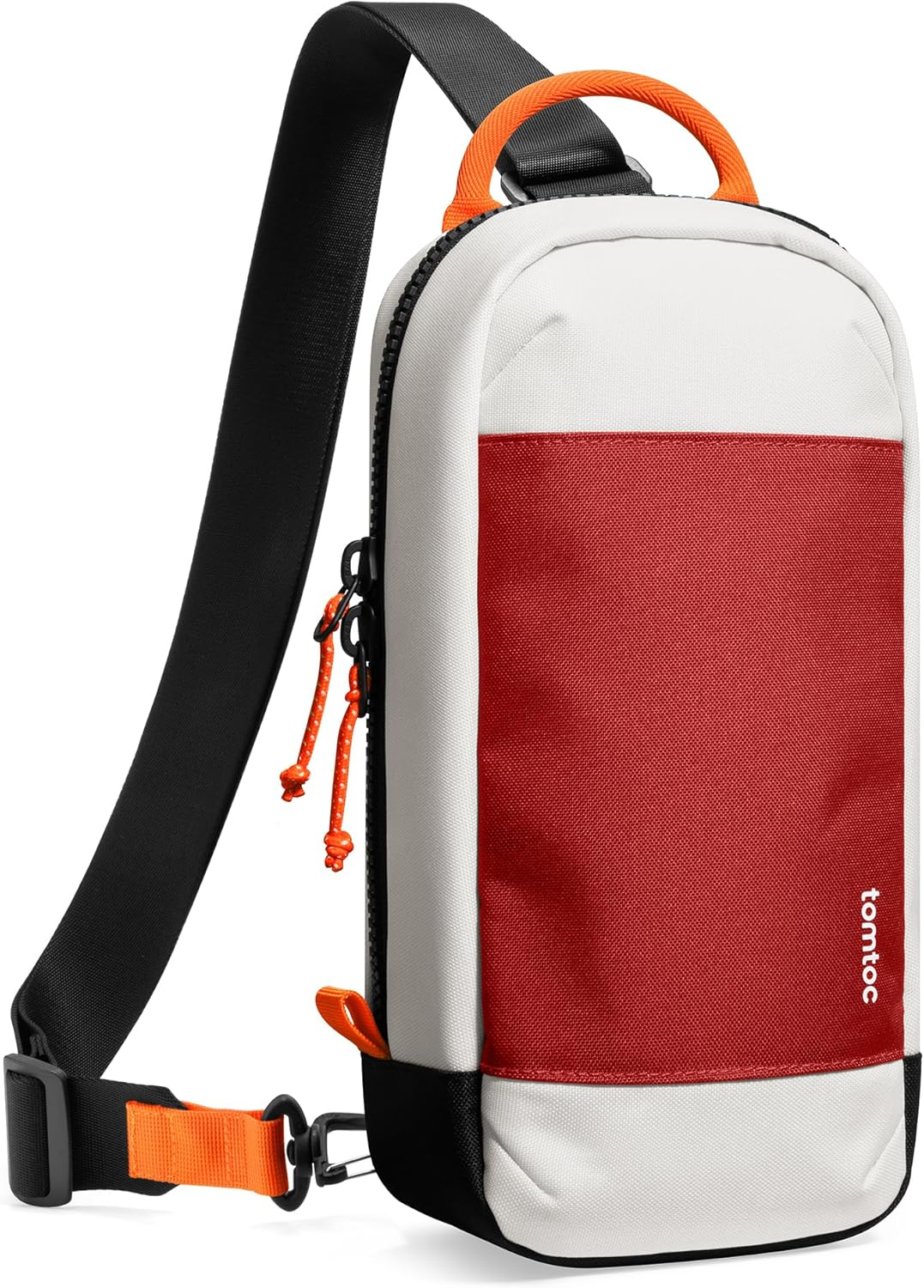 Tomtoc Sling Crossbody Bag for Nintendo Switch 2, Protective Portable Travel Chest Carrying Gaming Pouch with 8 Game Cartridges Slots, Fit Charger and Accessories image number 6