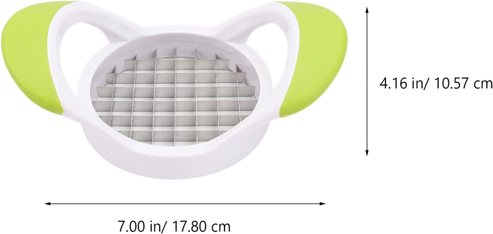 Operitacx Potato Slicer Kitchen Tool 7X4.16In Manual Potato Cutter for Fries and Vegetables Double-Sided Cutting Device Home Use image number 4