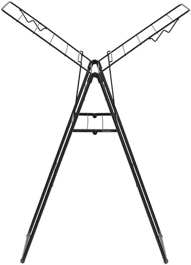 Brabantia Hangon Drying Rack, 15 Meters, Matt Black