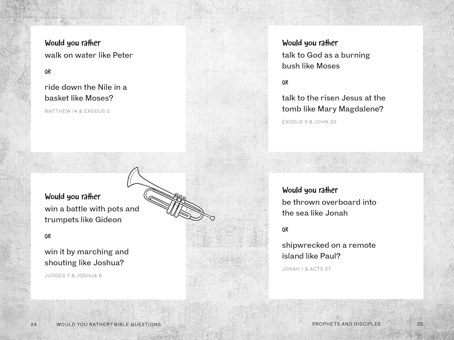 Would You Rather? Bible Questions: a Fun Bible Game for Kids and the Whole Family! image number 2