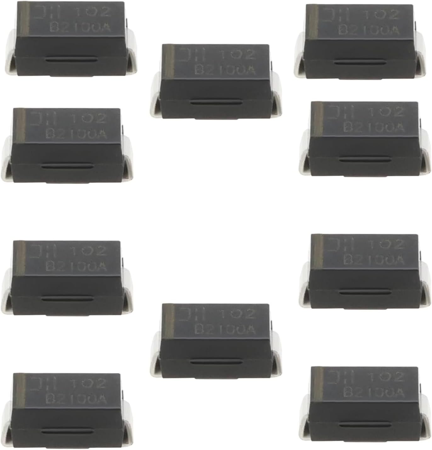 Rectifier Diode Chip SMD Rectifier Diode Bass Module B2100A-13-F Schottky Chip SMD for Module Internal Circuit Board Control Power Supply 10Pcs (10) image number 3
