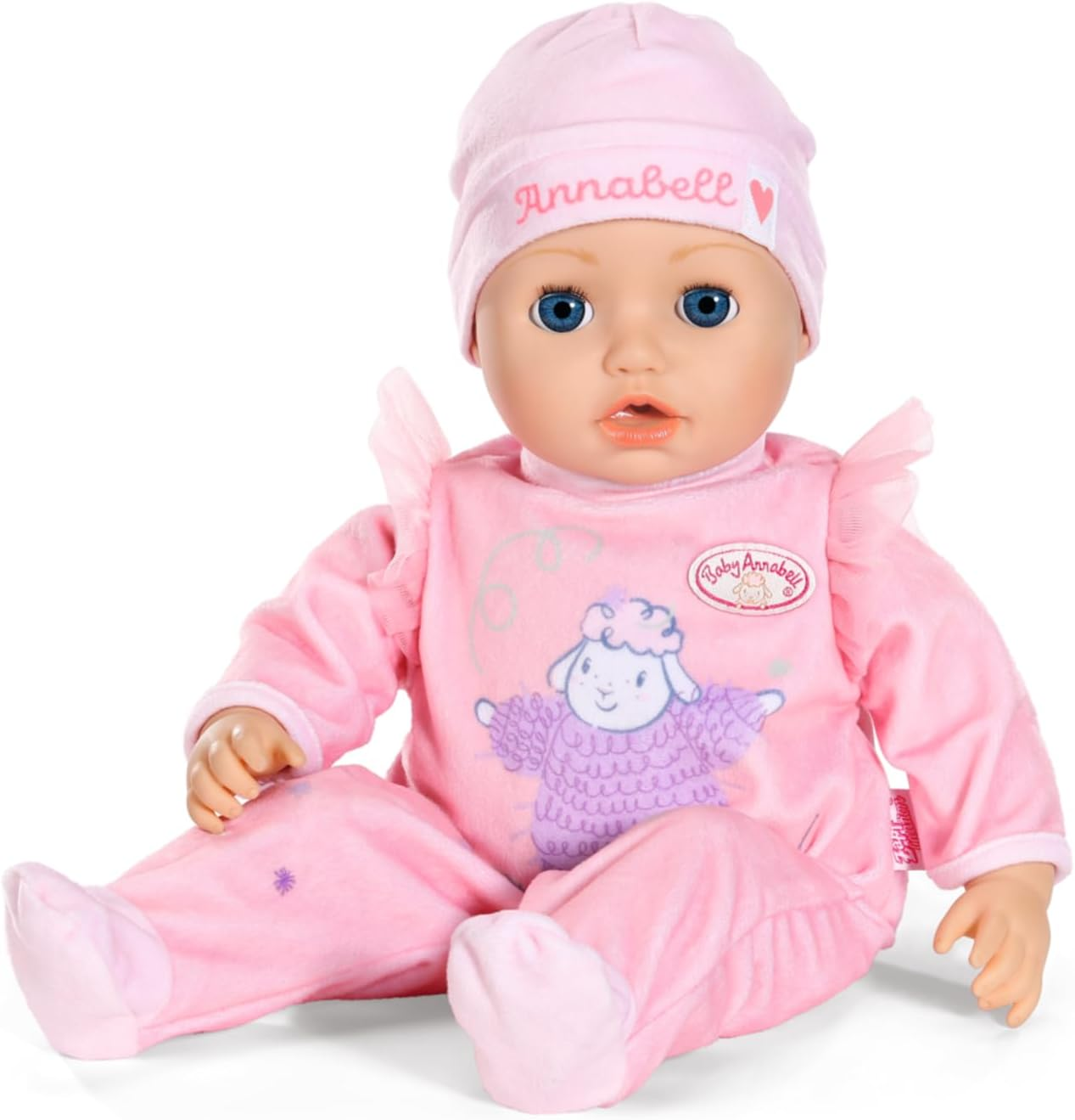 BABY Born Active Annabell 706626-43Cm Doll with Soft Cuddly Body & Realistic Features & Sounds - Clothing & Accessories - Require 3 AAA Batteries (Not Included) - for Kids from 3+ Years image number 3