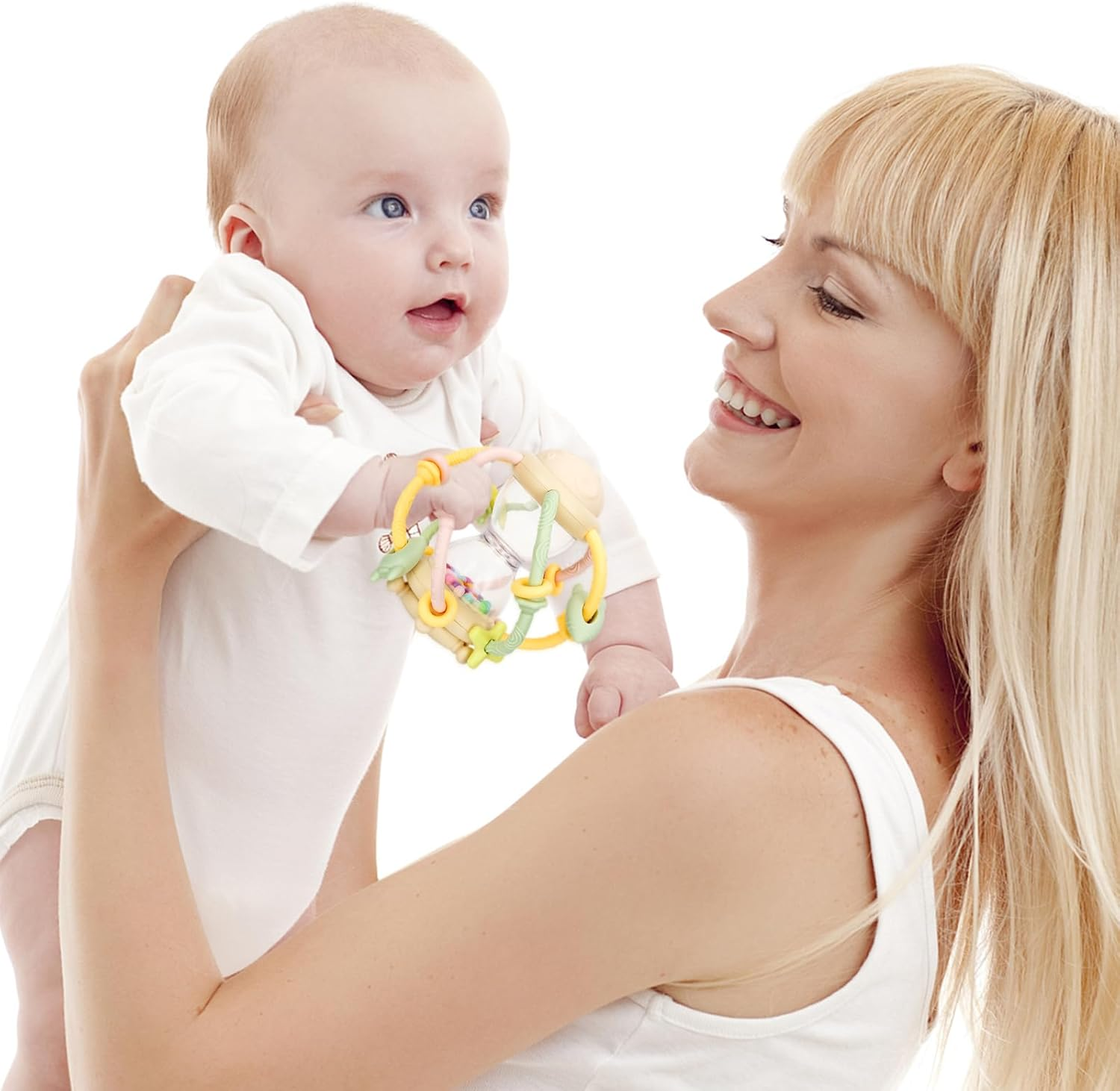 MISSLILI Baby Montessori Sensory Toys for Baby 3 Months+, Food Grade Teething Toys for Babies, Newborn Infant Learning Developmental Toys Gifts for Boys Girls image number 1