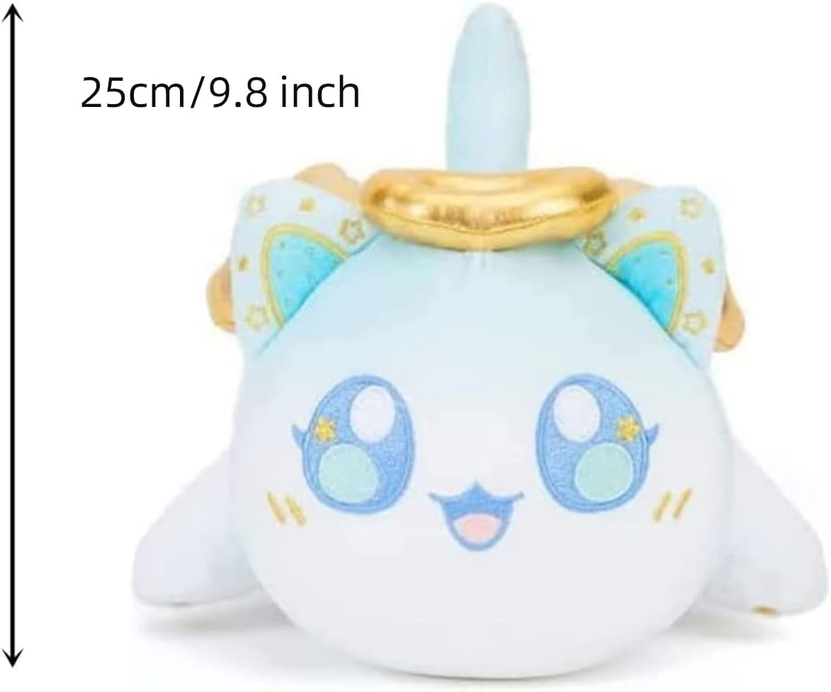 9.8'' Angel Cat Plushies - Cute and Soft Anime Cartoon Stuffed Animal Figure Toy Plush Pillow image number 6