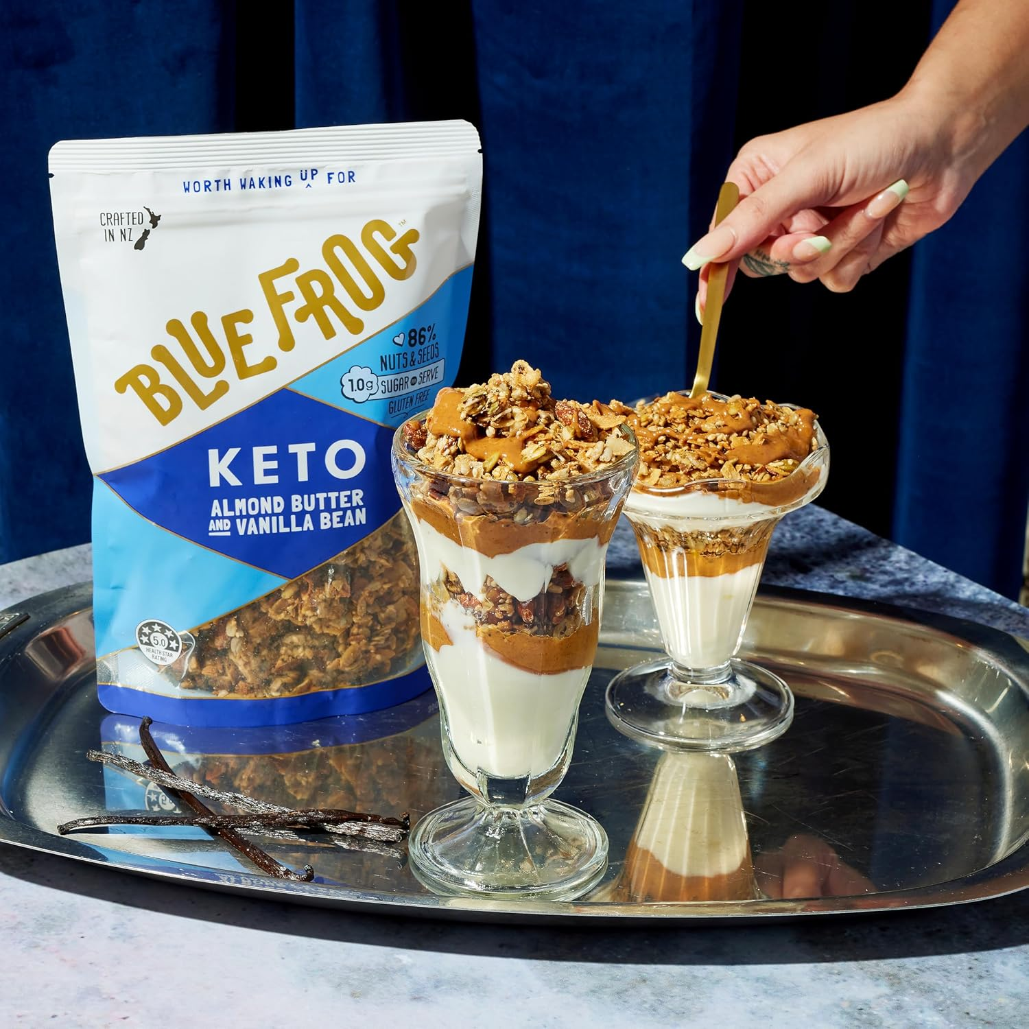 Blue Frog Breakfast - Keto Almond Butter and Vanilla Bean, 300G image number 2