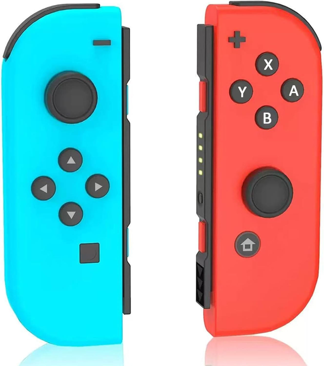 Joy-Cons for Switch Controllers, Wireless Replacement for Switch, Left and Right Controllers Support Sports Dual Vibration/Wake-Up/Motion Control/Screenshot Function (Blue and Red) image number 1