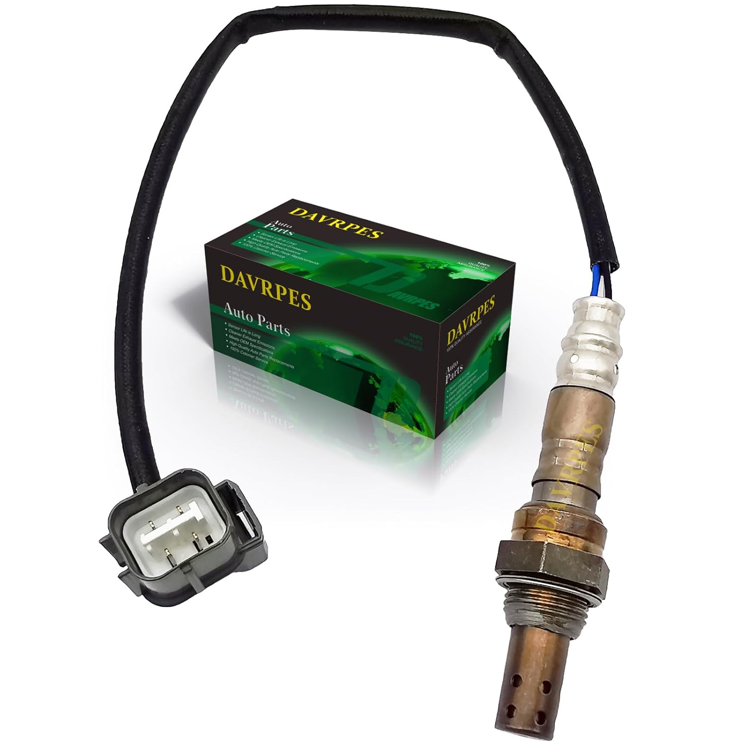 DAVRPES 36531-PND-A01 Oxygen Sensor O2 Sensor Pre-Cat Sensor for 2004-2007 Honda Integra 2.0L 4Cyl, for 2001-2006 Honda CR-V 2.4L 4Cyl Replace#36531Pnda01｜192400-1070｜1924001070 image number 1