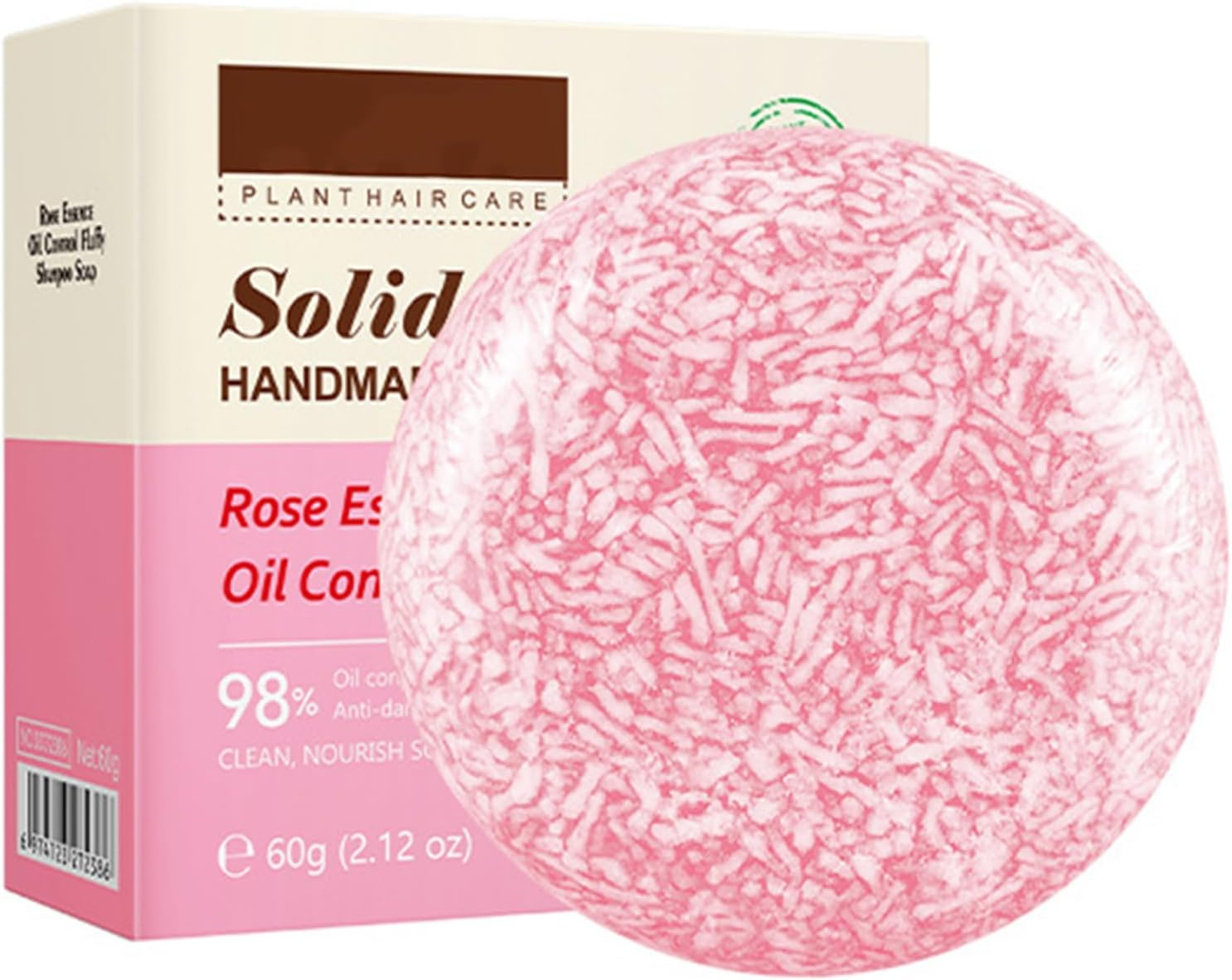 Hedmy Gentle Shampoo Bar for Dry Hair & Sensitive Scalp, Soothing Plant-Based Moisturizing Cleanse, Hypoallergenic Olive One Size - Coconut image number 3