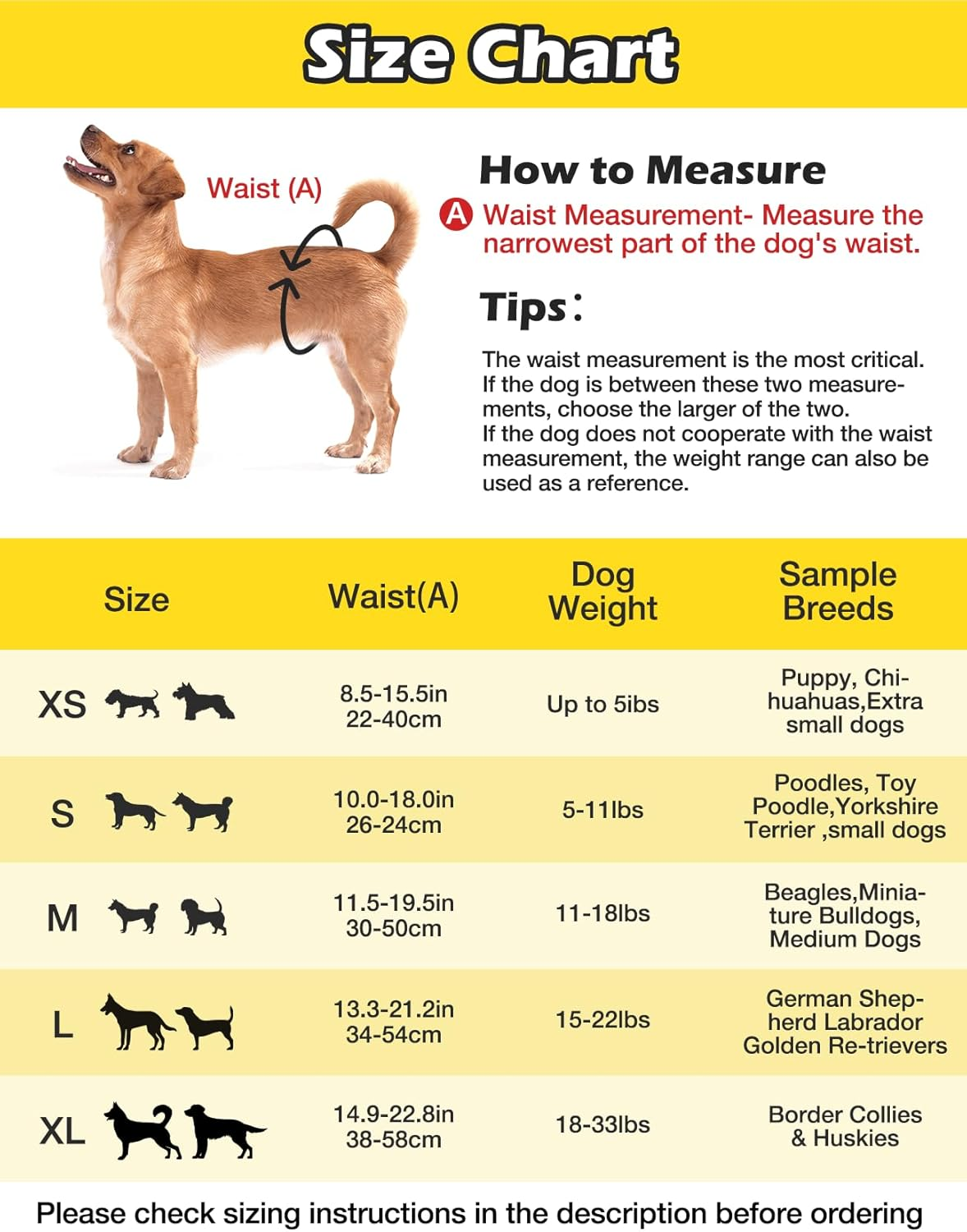 Dono Dog Diapers Female with Stretchy Waist-10-48Pcs, Disposable Full Wrap Female Puppy Dog in Heat Period Diapers, 360&deg; Leak-Proof Super Absorbent Doggie Puppy Diapers (XL-24 Count) image number 2