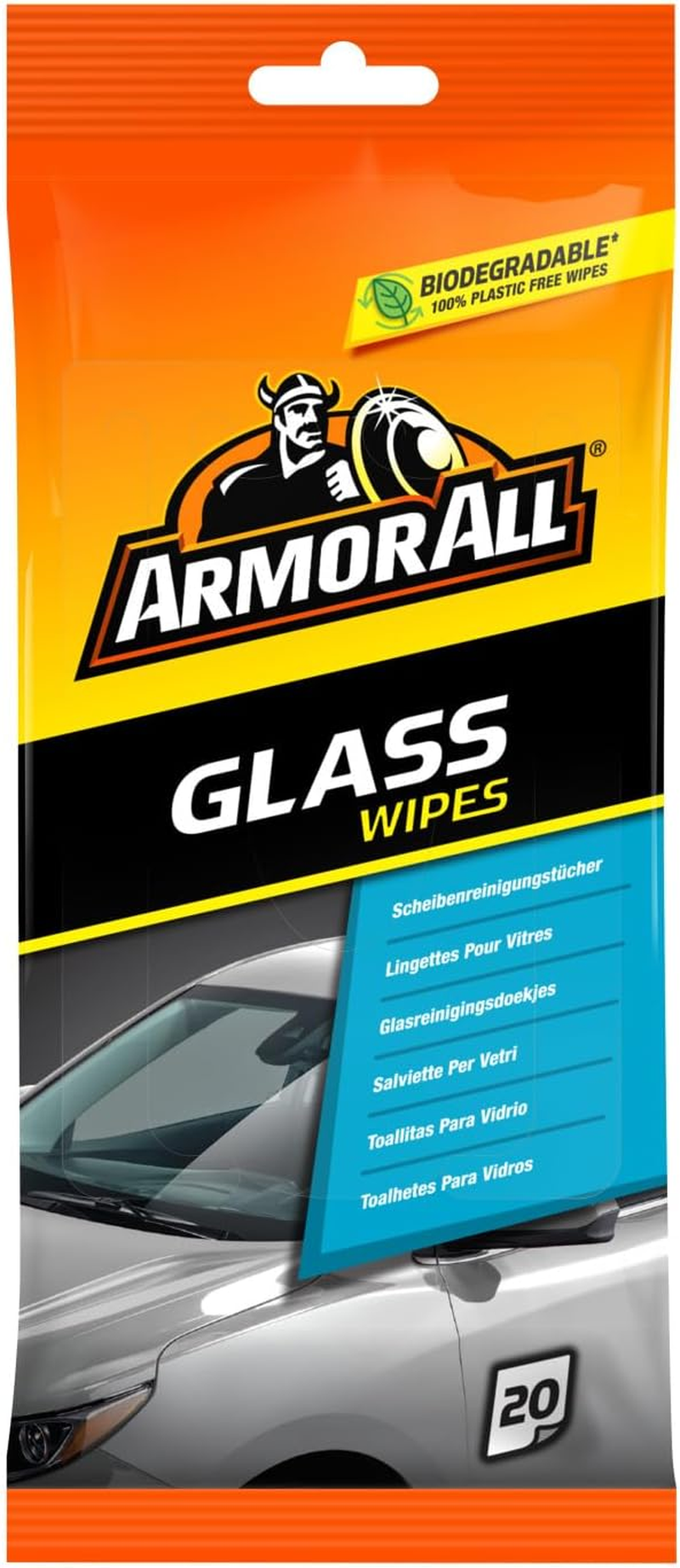 Armor All, 20 Matt Protectant Wipes, Citrus Scent, Suitable for Plastic and Vinyl, Restores Your Surfaces Appearance and Keeps Them Protected, Ideal for Car Detailing, Made in the UK image number 5