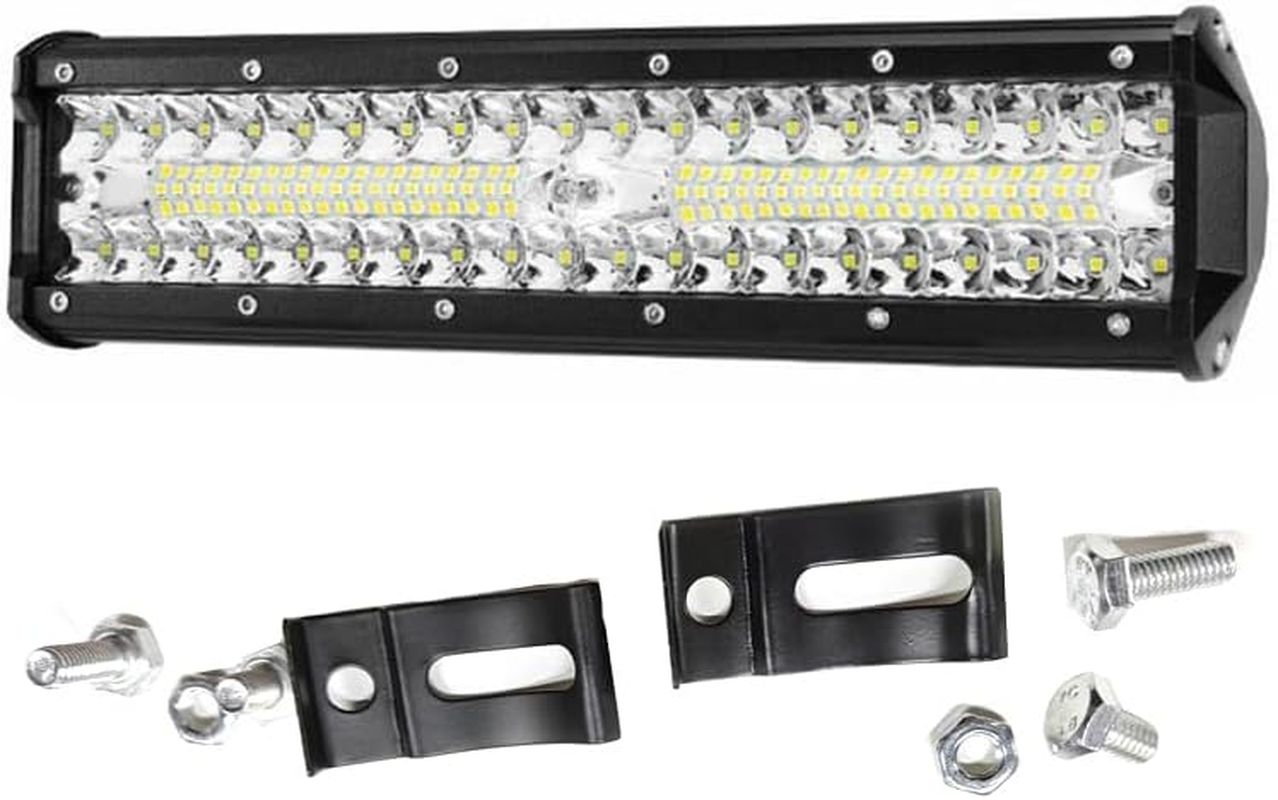 AIMALL 12-Inch CREE LED Light Bar with Side Shooter Combo Beam, 11,000LM Off-Road Driving Work Light, IP67 Waterproof for 4WD Truck, ATV, UTV image number 4