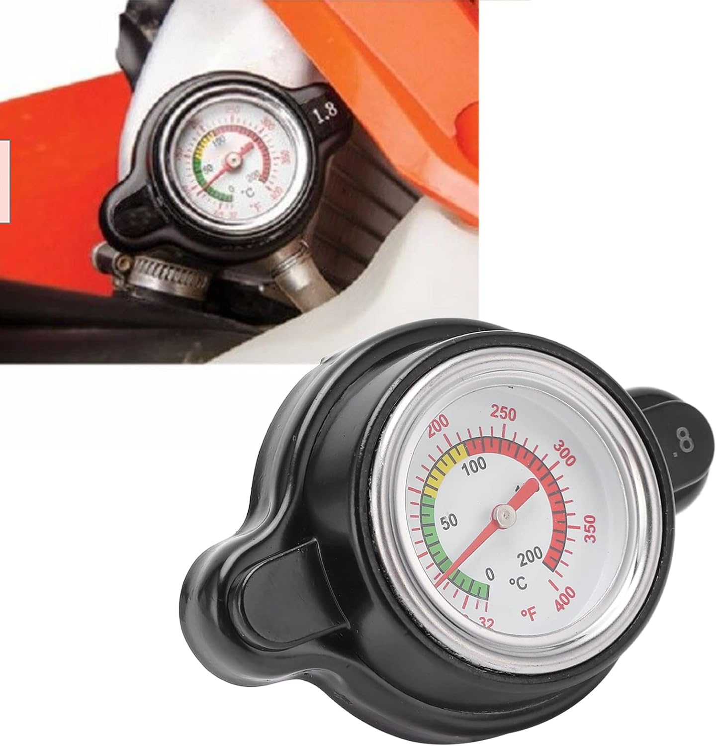 Fafeims ATV UTV Radiator Cap - Weather Resistant Solid Aluminum Construction for Off-Road Vehicles image number 4