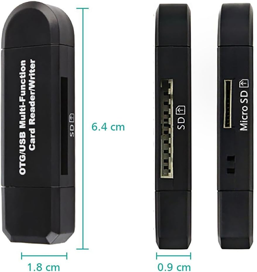 Micro USB OTG to USB 2.0 Adapter Sd/Micro SD Card Reader For image number 4
