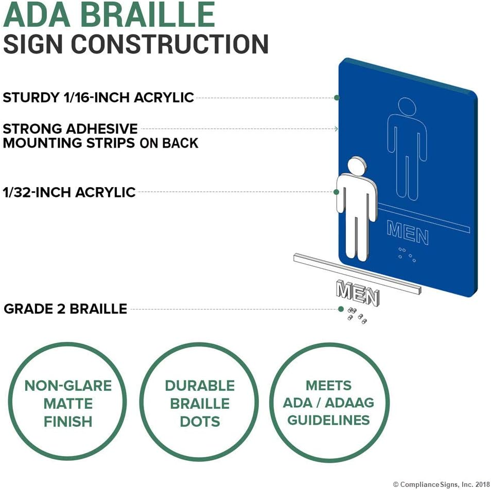 Compliancesigns Acrylic ADA Room Name Sign, 23Cm X 15Cm with English + Braille, Black image number 1
