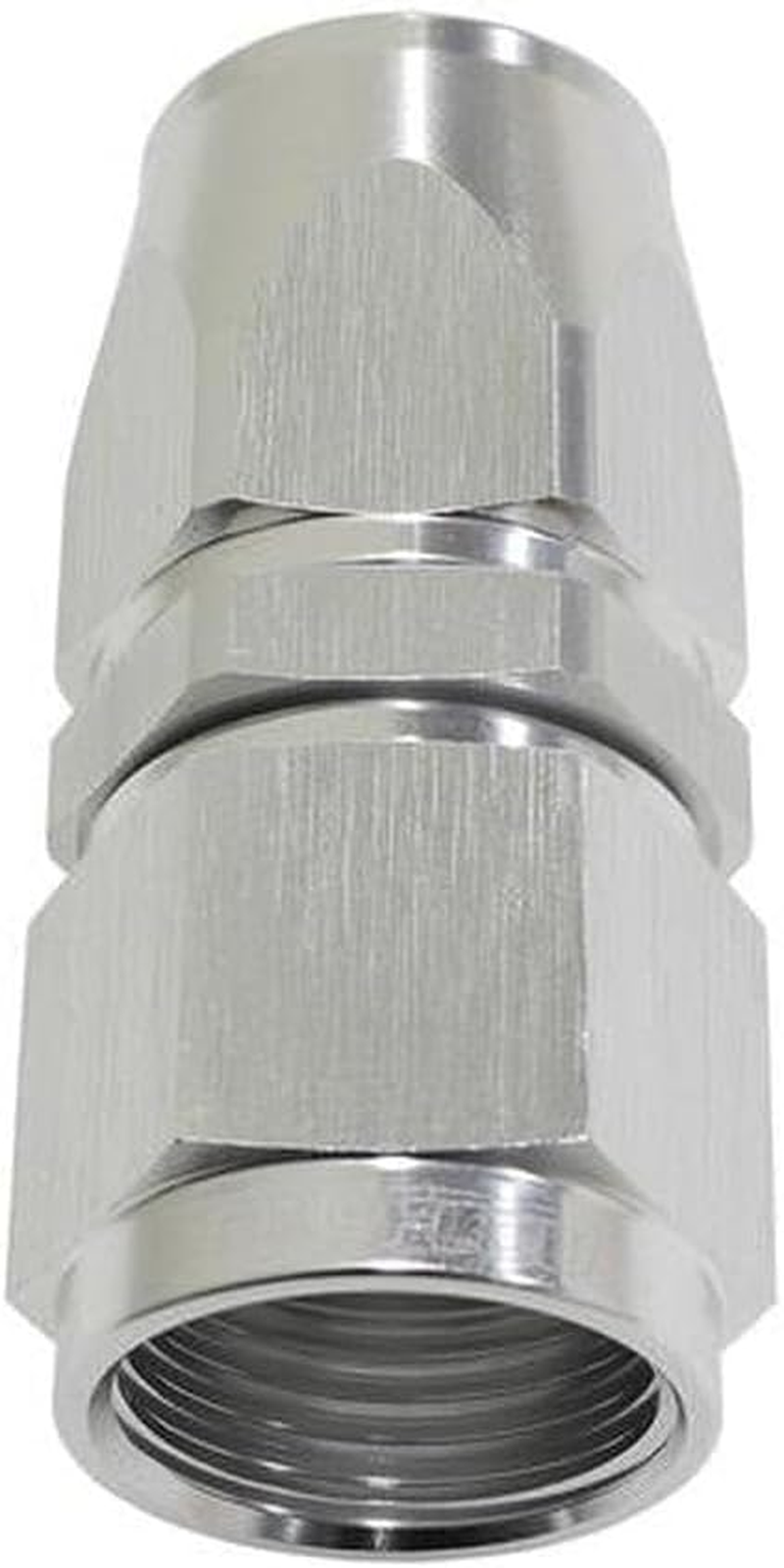Aeroflow 200/570 PTFE Straight Hose End -6AN Silver (AF201-06DS)