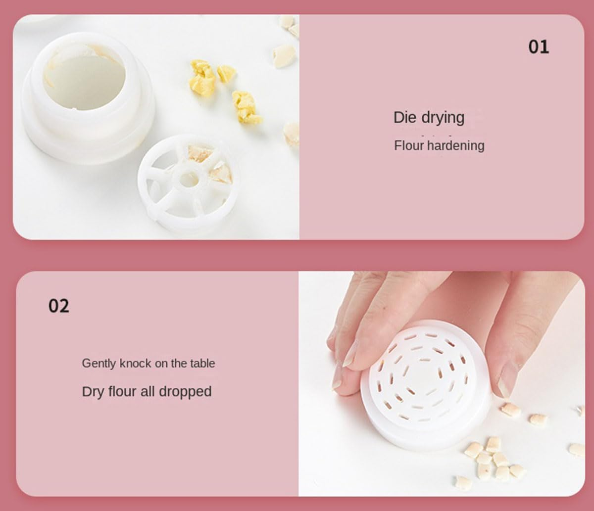 Noodle Maker, Multifunctional Noodle Press, 500G Capacity, with 7 Noodle Molds, 3 Minutes Quick Baking, Hidden Storage Drawer, Vertical Design, Kitchen Gadget for Non-Stick Noodles image number 6