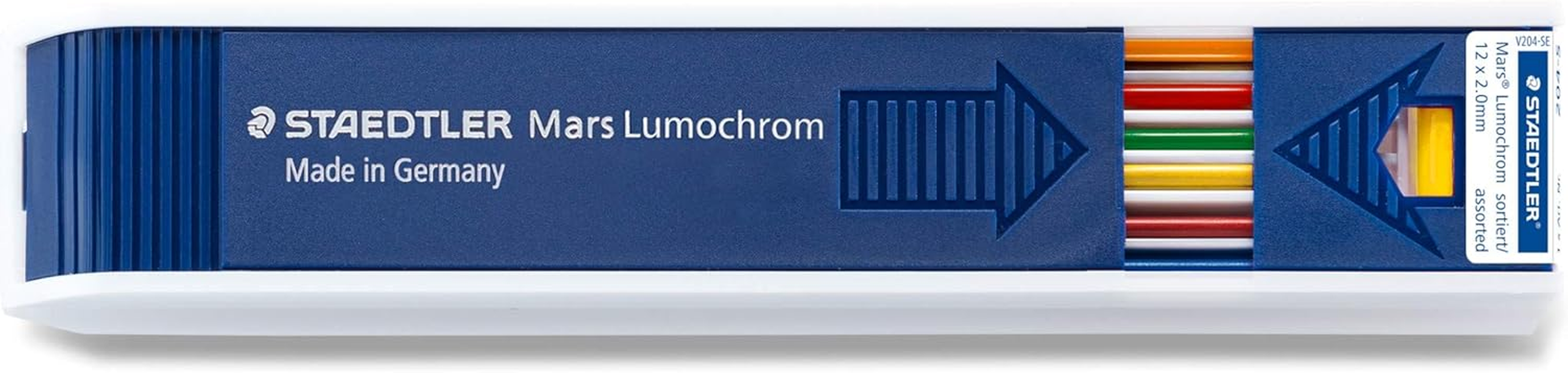 Staedtler Mars Lumochrome 204-10 Colour Drawing Refill Yellow 2 Mm for Lead Pencils