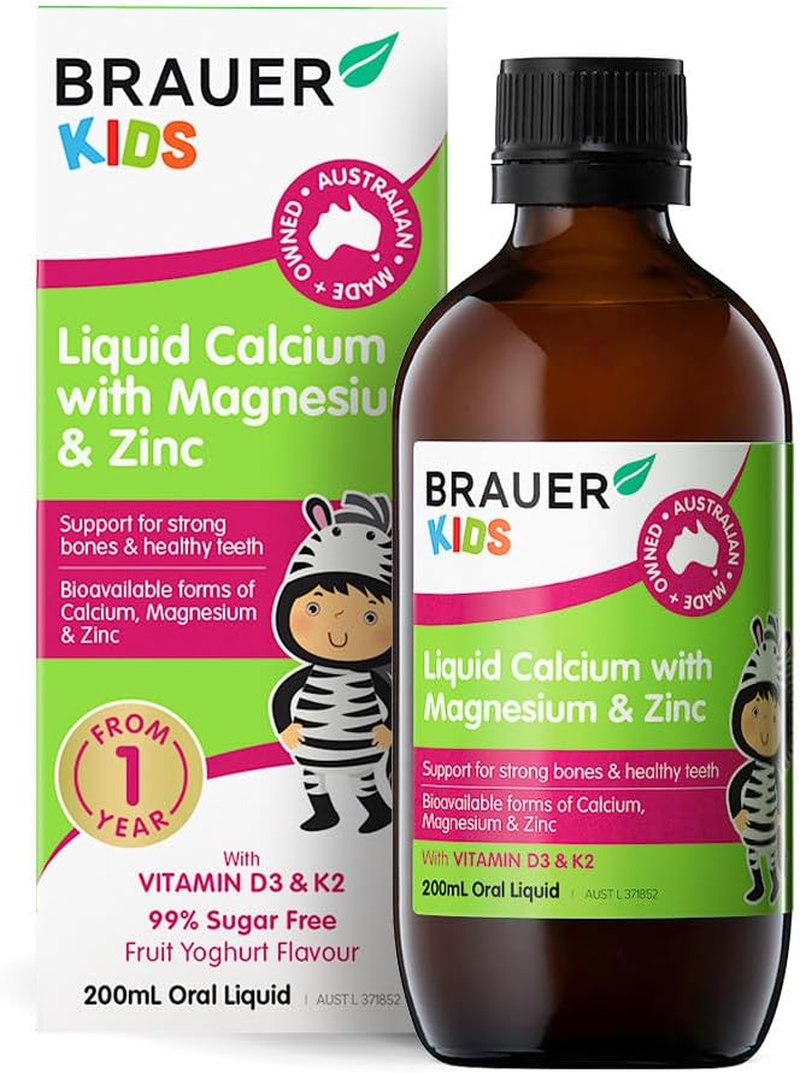 Brauer Kids Liquid Calcium with Magnesium & Zinc - 200ML image number 5
