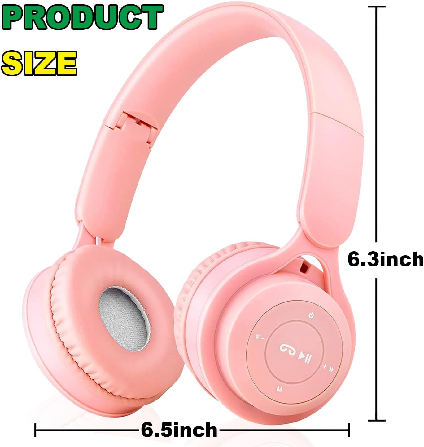 YY KATTY Upgraded Hybrid Active Noise Cancelling Headphones with Transparent Modes Wireless Bluetooth with Mic, Deep Bass,Soft-Earpads Headset Pink image number 6