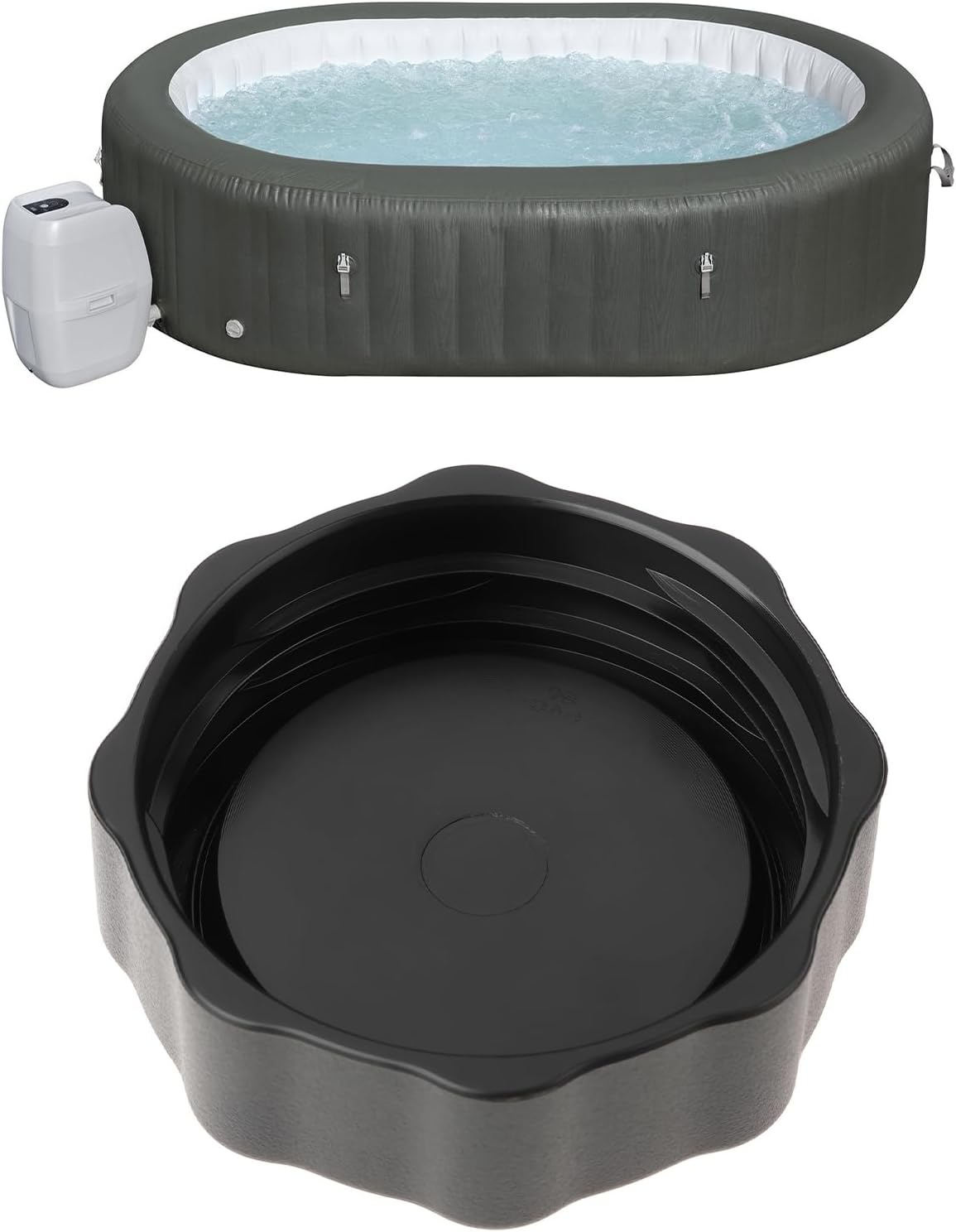 2Pcs Hot Tub Spa Caps P6611ASS16 Compatible with Bestway LAY-Z-SPA Whirlpools from 2019, P00217 image number 5