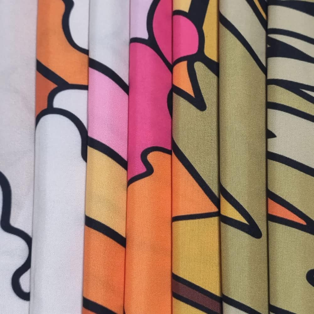 TOMOZ Vintage 70S 60S Groovy Tapestry, Retro Flowers Clouds Sun and Rainbow Tapestry Wall Hanging, Orange Boho Aesthetic Tapestry for Bedroom Living Room Dorm Decor 60 X 51Inch image number 2