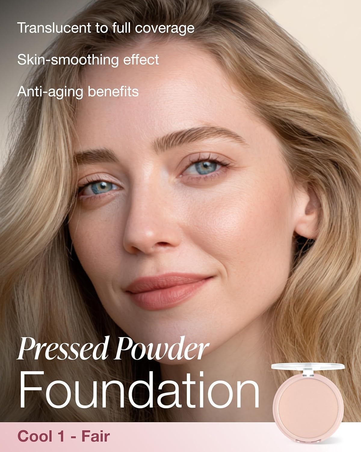 Mineral Fusion Pressed Powder Foundation - 01 Cool, 9 G image number 5