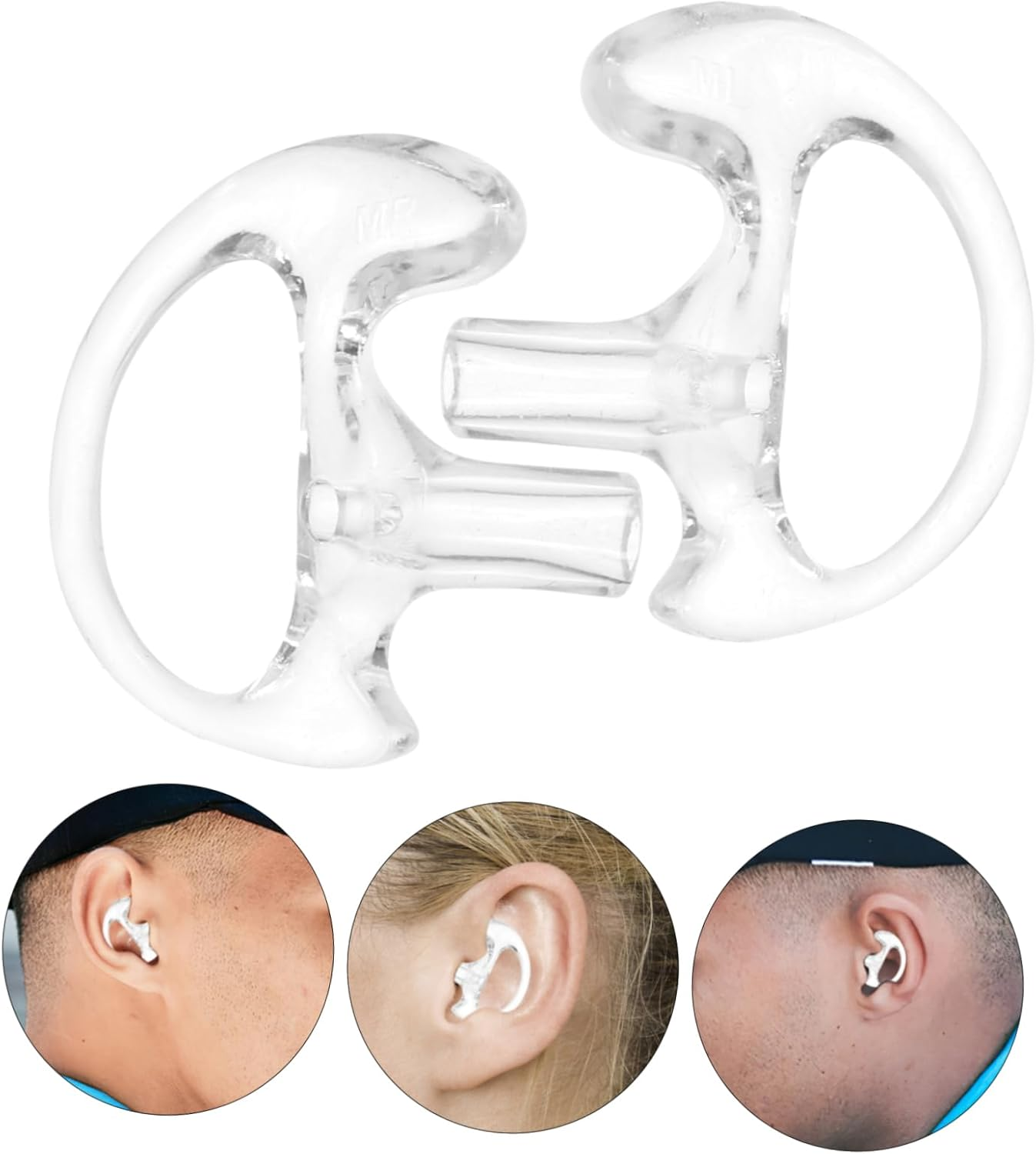 HOMSFOU 5 Pairs Accessories Replacement Replaceable Ear Mold Reusable Earpiece Insert Silicone Earpiece Ear Inserts Small Ear Supply image number 6