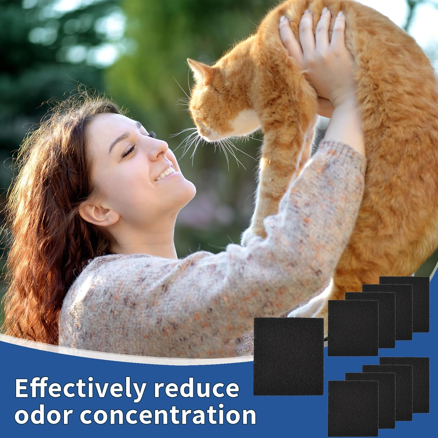 Cat Litter Tray Activated Carbon Filter for Fully Closed Cat Litter Tray image number 3