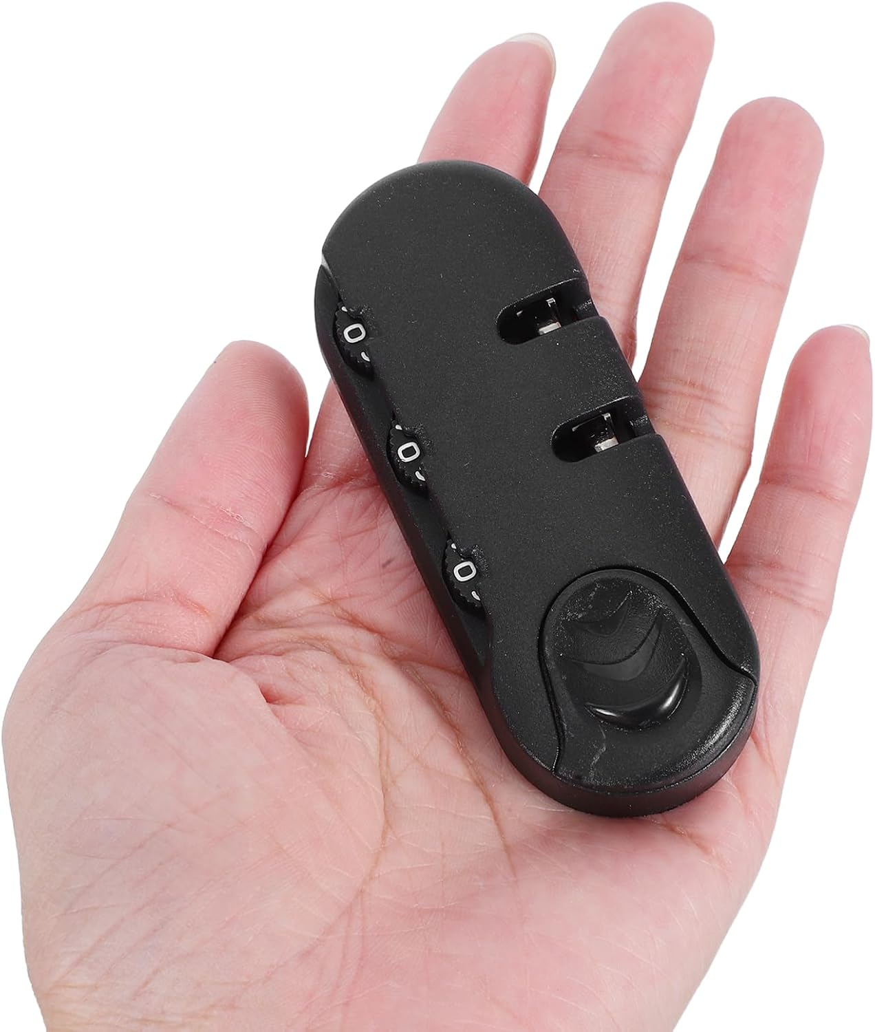 JEWEDECO 3Pcs Combination Luggage Locks Digit Code Thumb Operation Anti-Theft Password Suitcase Locks for Backpack Travel Portable Lightweight Security Accessories image number 6