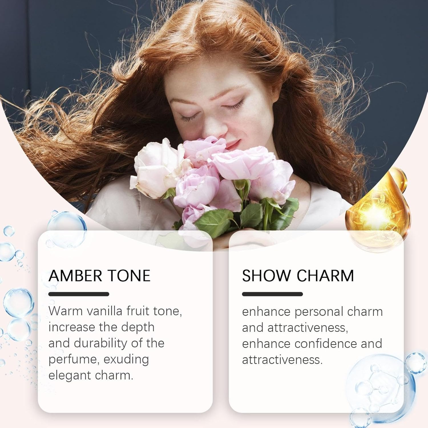 Fragrance Oil Roll, Concentrated Perfume Rollerball, Clean Perfume Long-Lasting Scents, Conveniently Carry, 10Ml, for Women, Girls, Teens image number 5