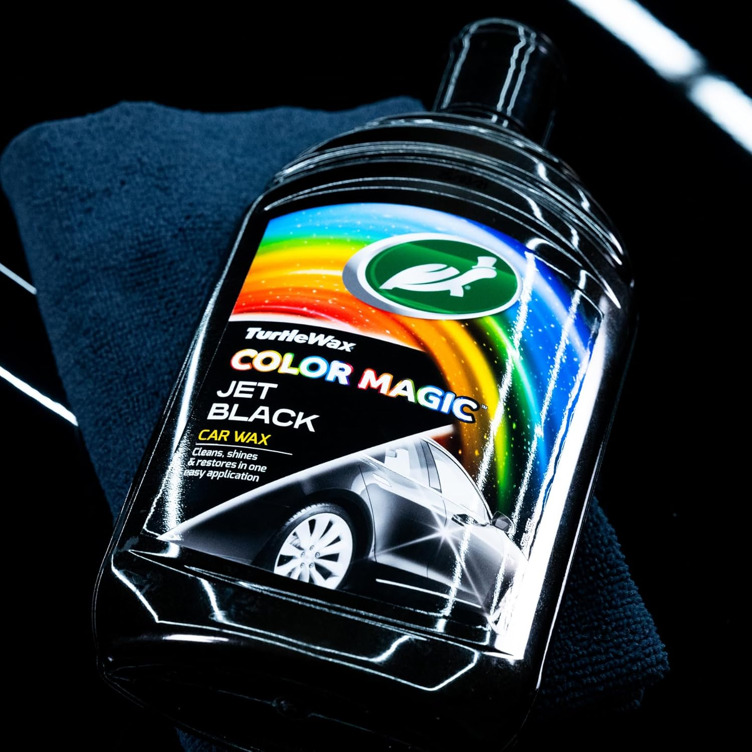 Turtle Wax Color Magic Wax, Black, 500Ml image number 2