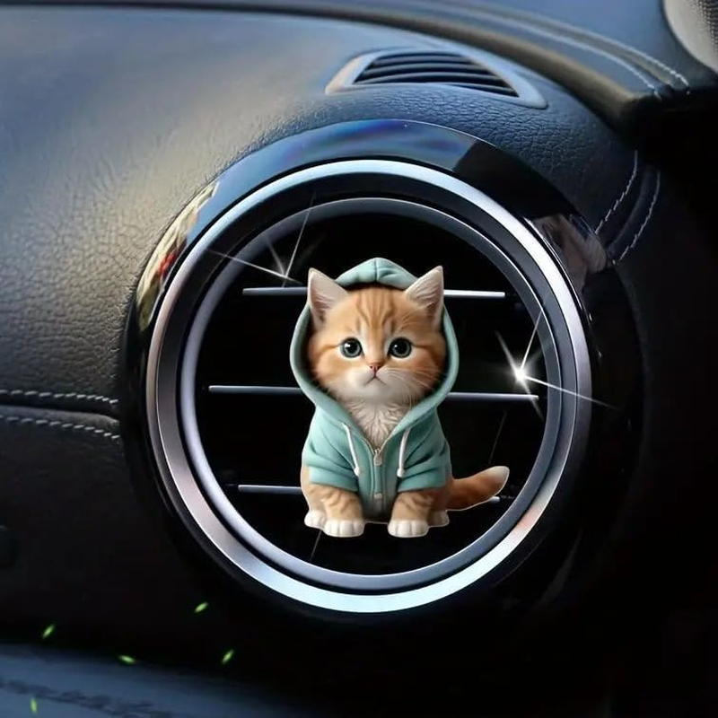 Shoyisenka Cartoon Air Freshener for Car | Cartoon Lovely Auto Vent Clip Diffuser - Sea Smell Car Cartoon Aromatherapy Diffuser Automotive Interior Accessories (Color, A) image number 1