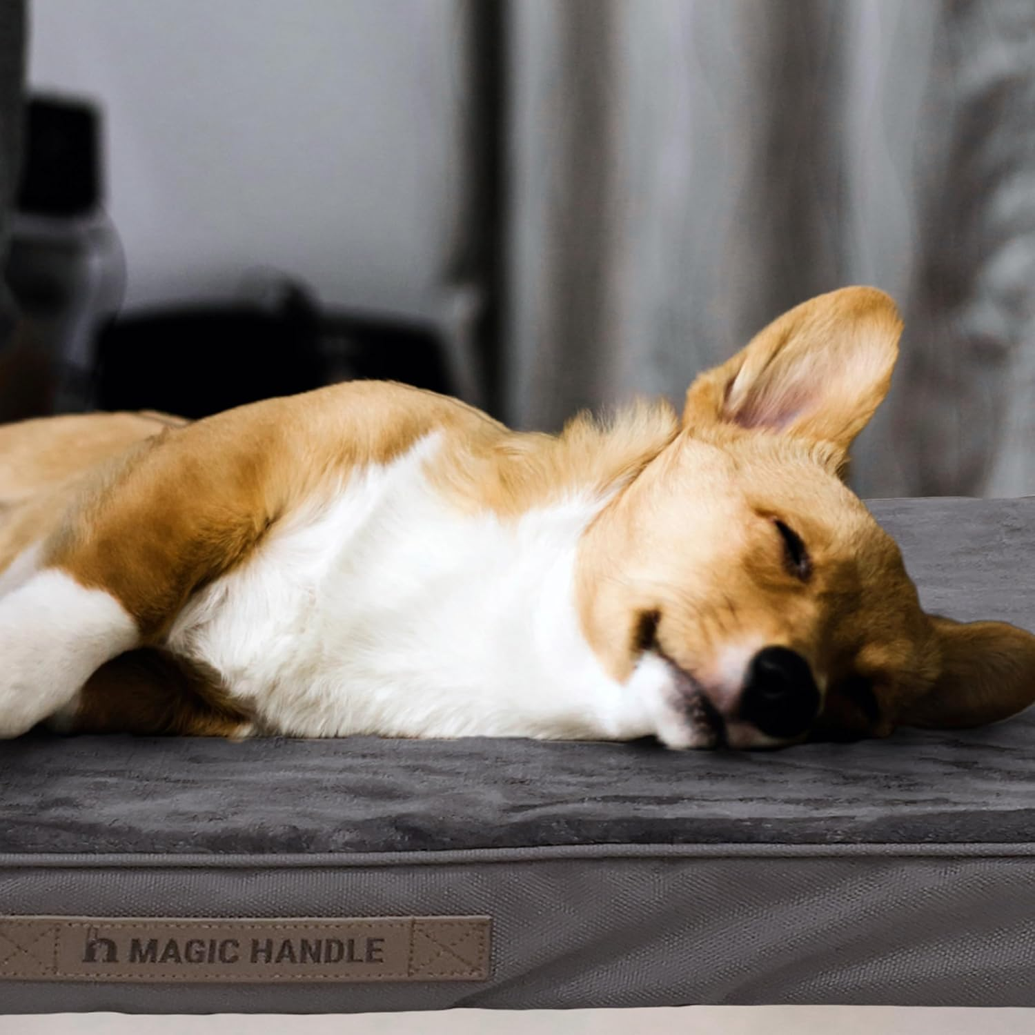 Fond + Found Orthopedic Memory Foam Dog Beds for Large Dogs, Waterproof Washable Large Dog Bed for Crate, Pet Bed with Waterproof Removable Cover and Non-Slip Bottom image number 5