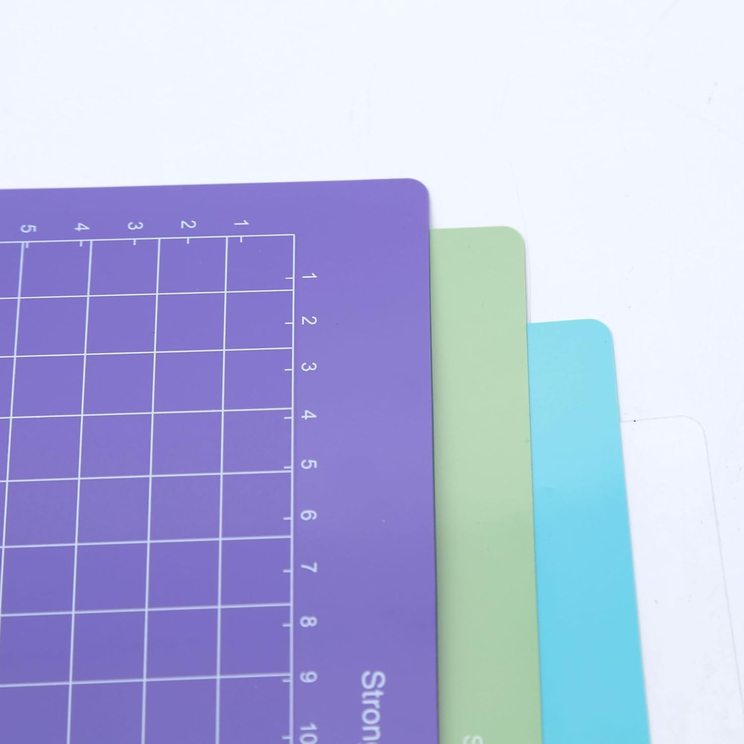 3Pcs Reusable Cutting Mat, 4.5" X 12" Reusable Cutting Mat for Crafts with Protective Film, Use with Cardstock, Iron On, Vinyl and More, Compatible with Cricut Joy image number 3