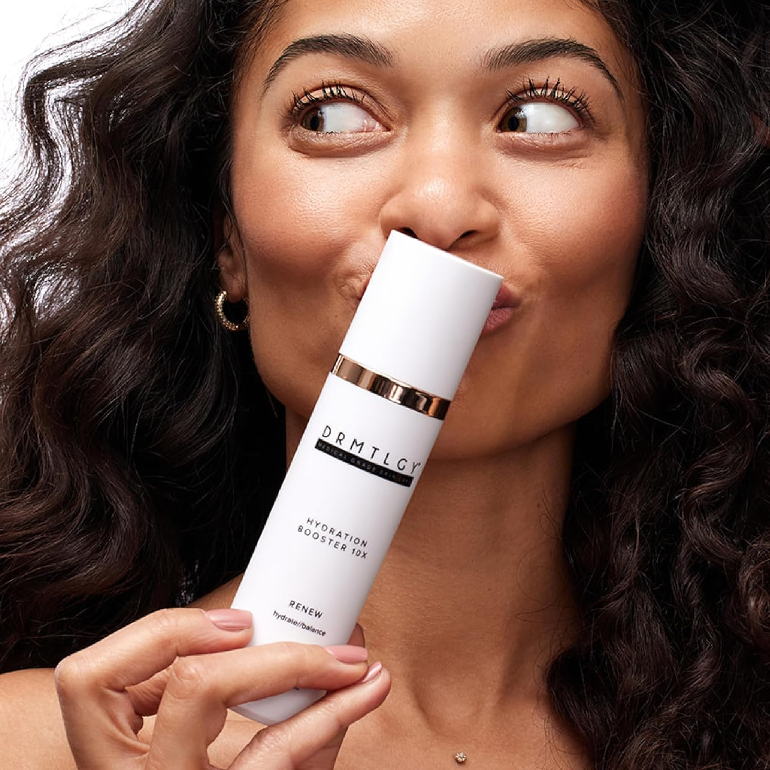 DRMTLGY Hydration Booster 10X &ndash; Hyaluronic Acid Serum for Intense Hydration & Skin Plumping &ndash; with Soybean, Green Tea & Aloe &ndash; Reduces Fine Lines & Boosts Moisturizer Absorption &ndash; 1.8 Fl Oz image number 2