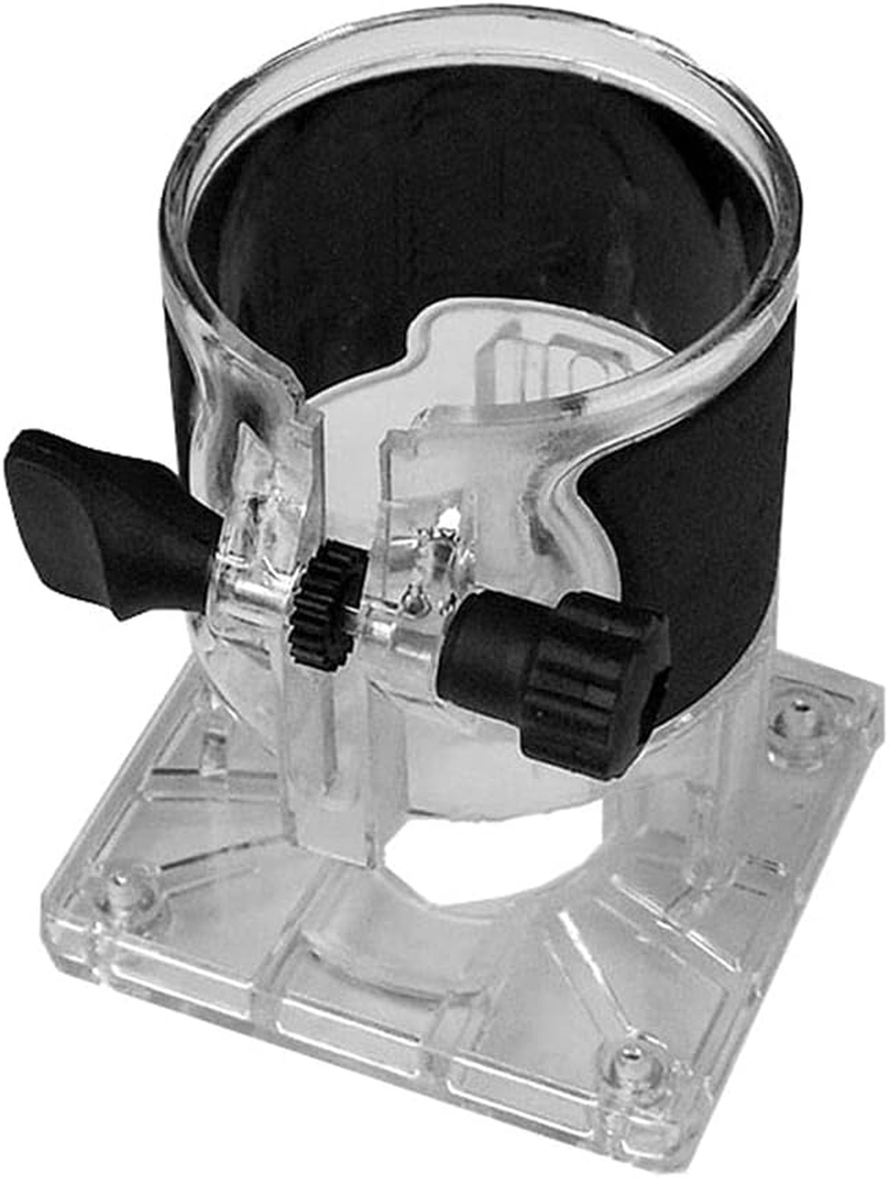 Woodworking Trimmer Router Transparent Plastic Base Power Tool Protective Shield Accessory Base (Model 2 (Enhanced)) image number 5