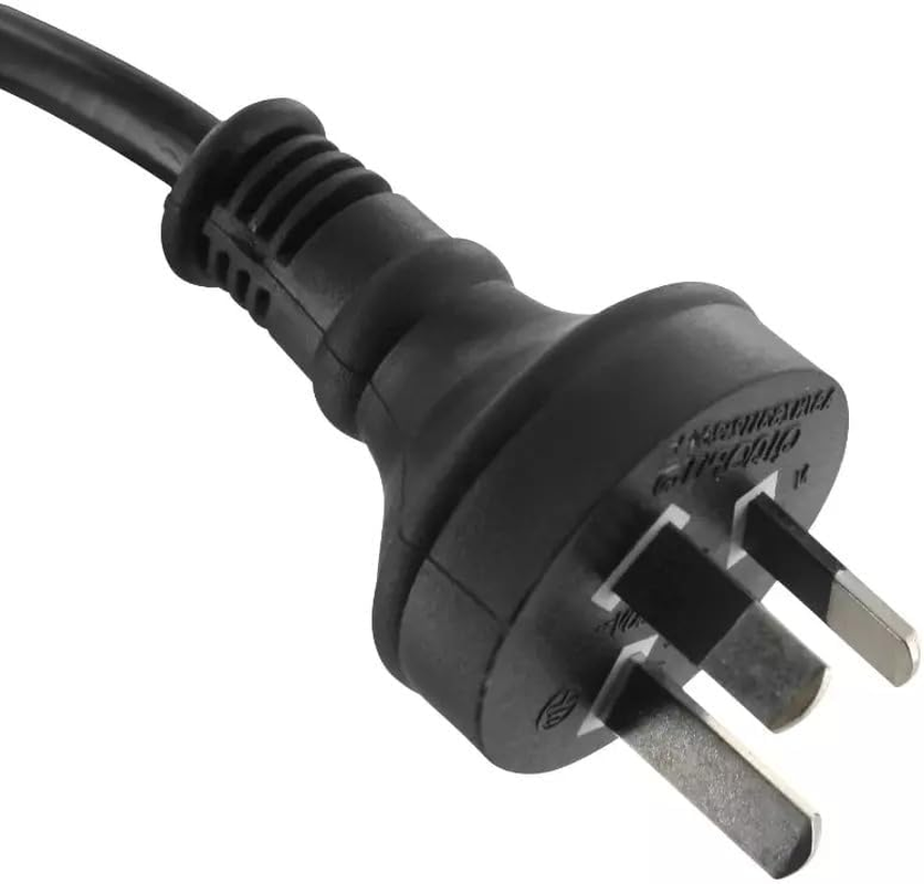 30Cm Mains Power Extension Lead Cord Standard Australian AU 3-Pin Plug Black EL3PB030 image number 3