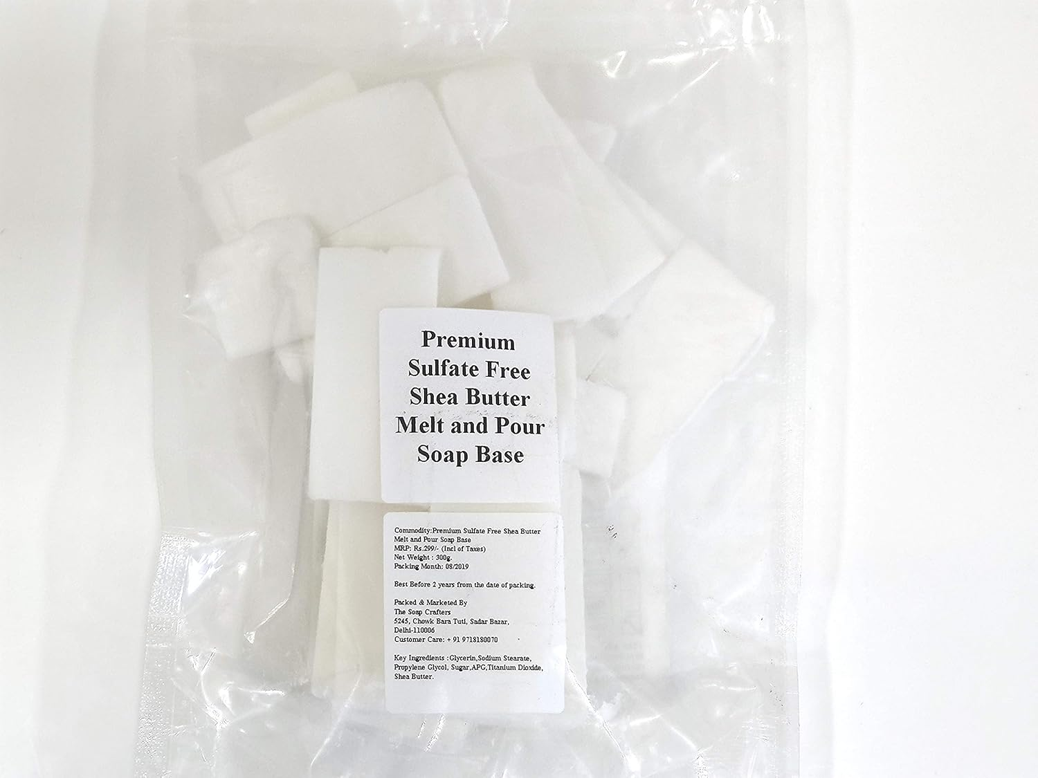 Soapy Twist Sulfate Free Shea Butter Soap Base (300G) image number 1