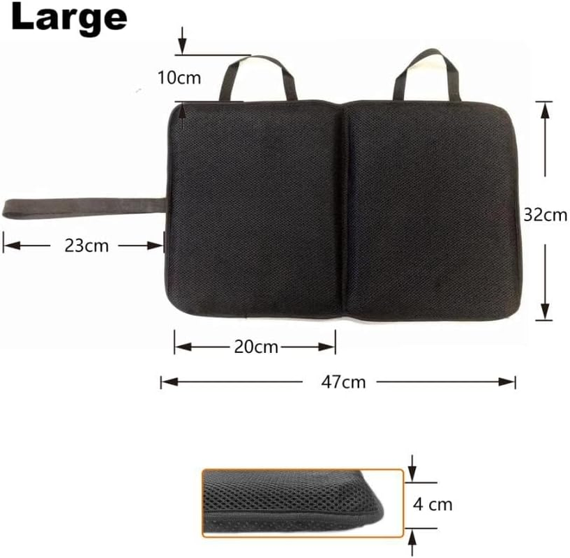 Portable Gel Folding Cushion, Travel Seat, Decompression PET Sitter, Soft and Cool Cushion for Home Office Car (S/L) (L) image number 1