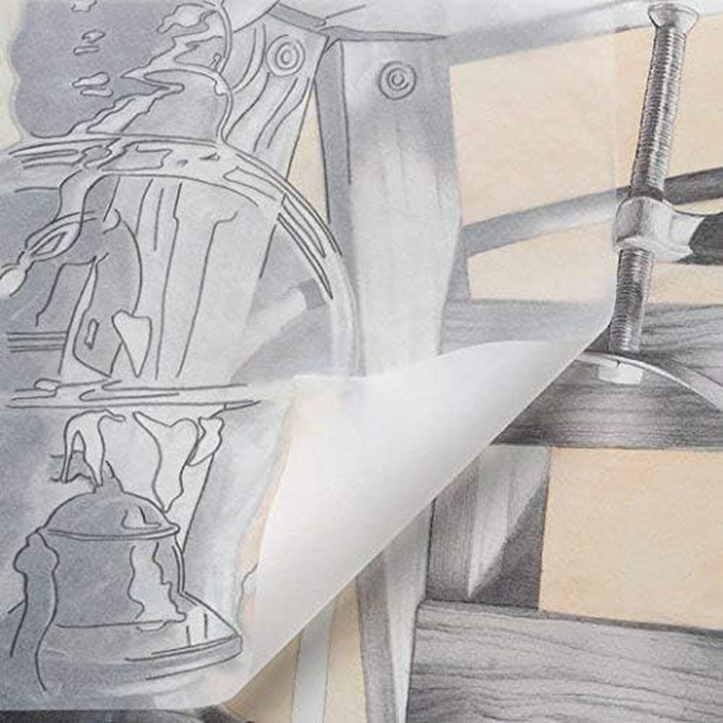 Strathmore 300 Series Tracing Paper Pad, Tape Bound, 11X14 Inches, 50 Sheets (25Lb/41G) - Artist Paper for Adults and Students, White - 9X12 image number 2