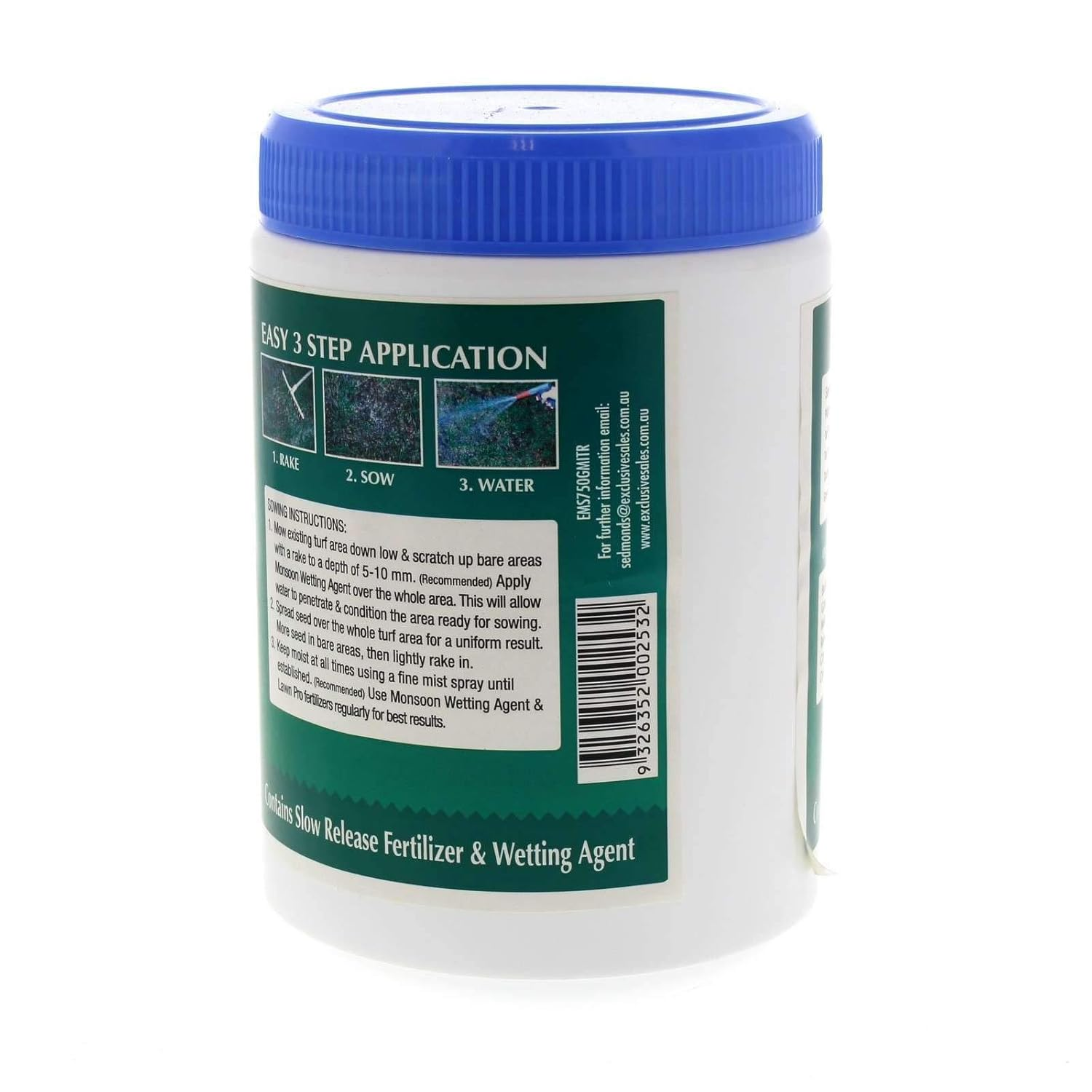 Lawn Pro Instant Turf Repair Blend Grass Seed 750Gm EMS Garden Premium Quality image number 4