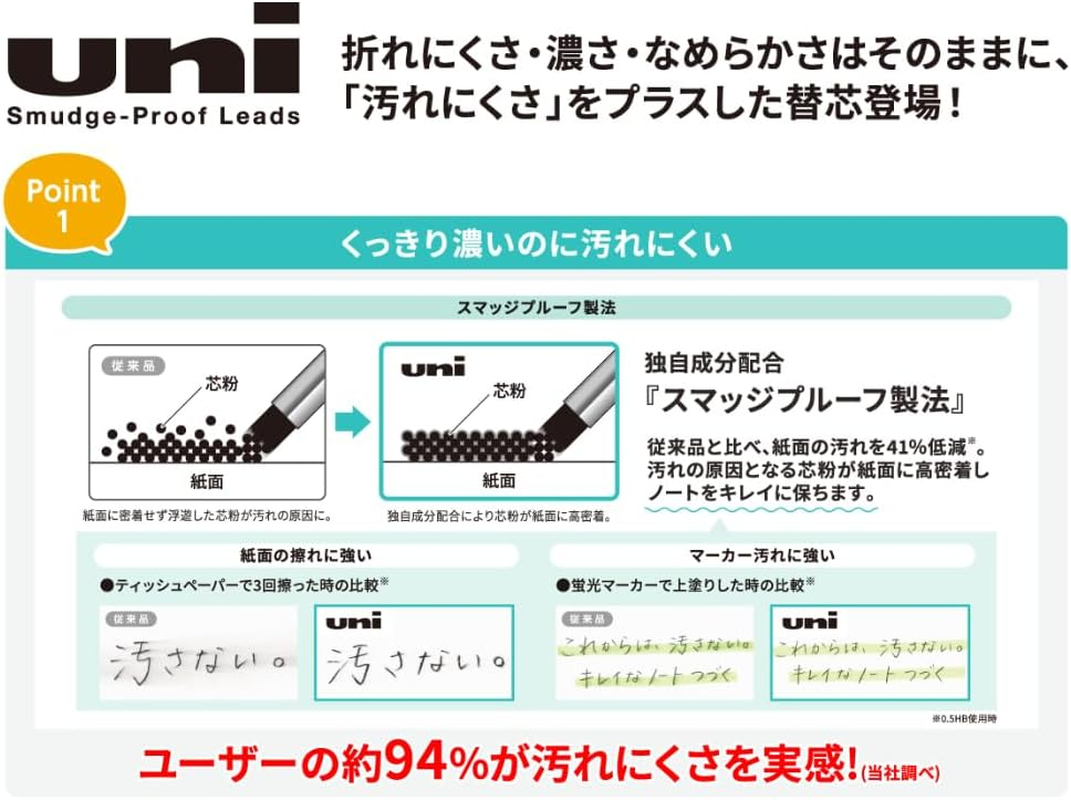 [Mitsubishi Pencil] Uni Metal Case 0.5Mm HB Black image number 3