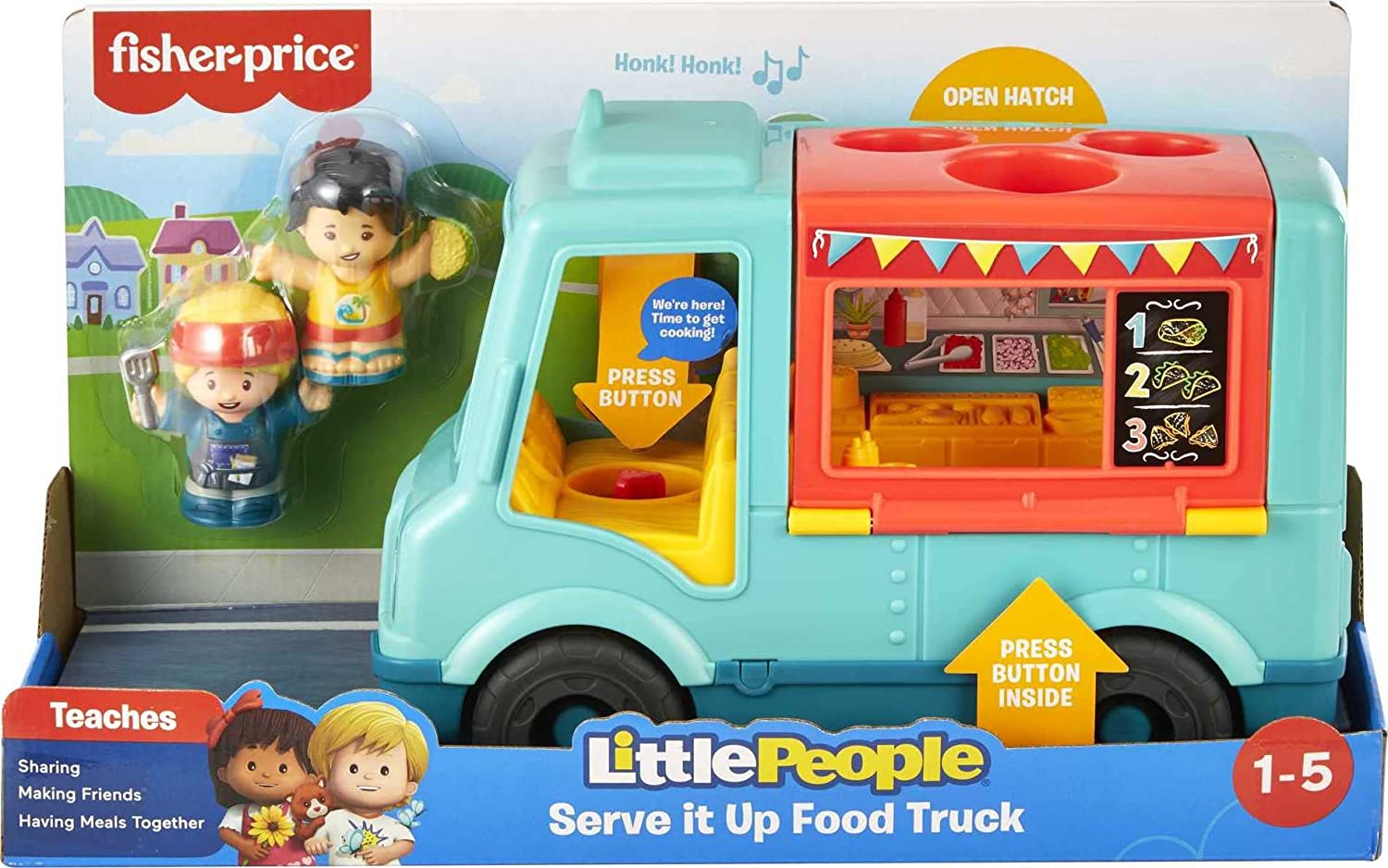 Fisher-Price Little People Serve It up Food Truck image number 3