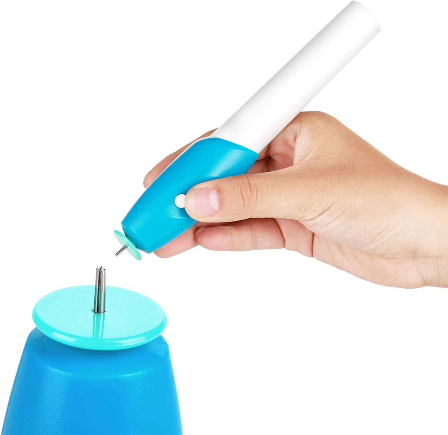 Fdit Electric Slotted Paper Crafts, Quilling Tool Origami Winder Steel Curling Pen DIY, 3D Quilling Paper Easy to Use for Beginners image number 6