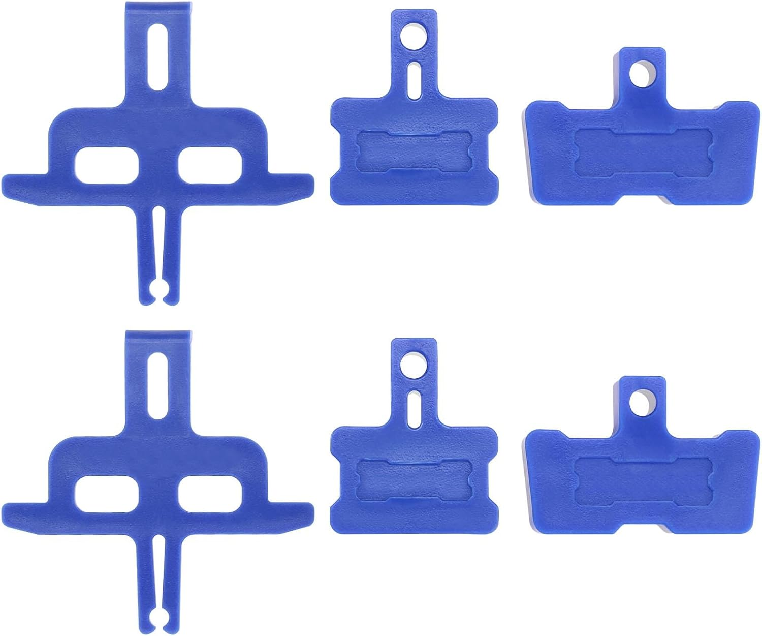 6Pcs Hydraulic Disc Brake Pads Spacer Brake Bleed Blocks Compatible with Shimano Compatible with AVID Compatible with SRAM Compatible with MTB, Mountain, Road Bicycle image number 4