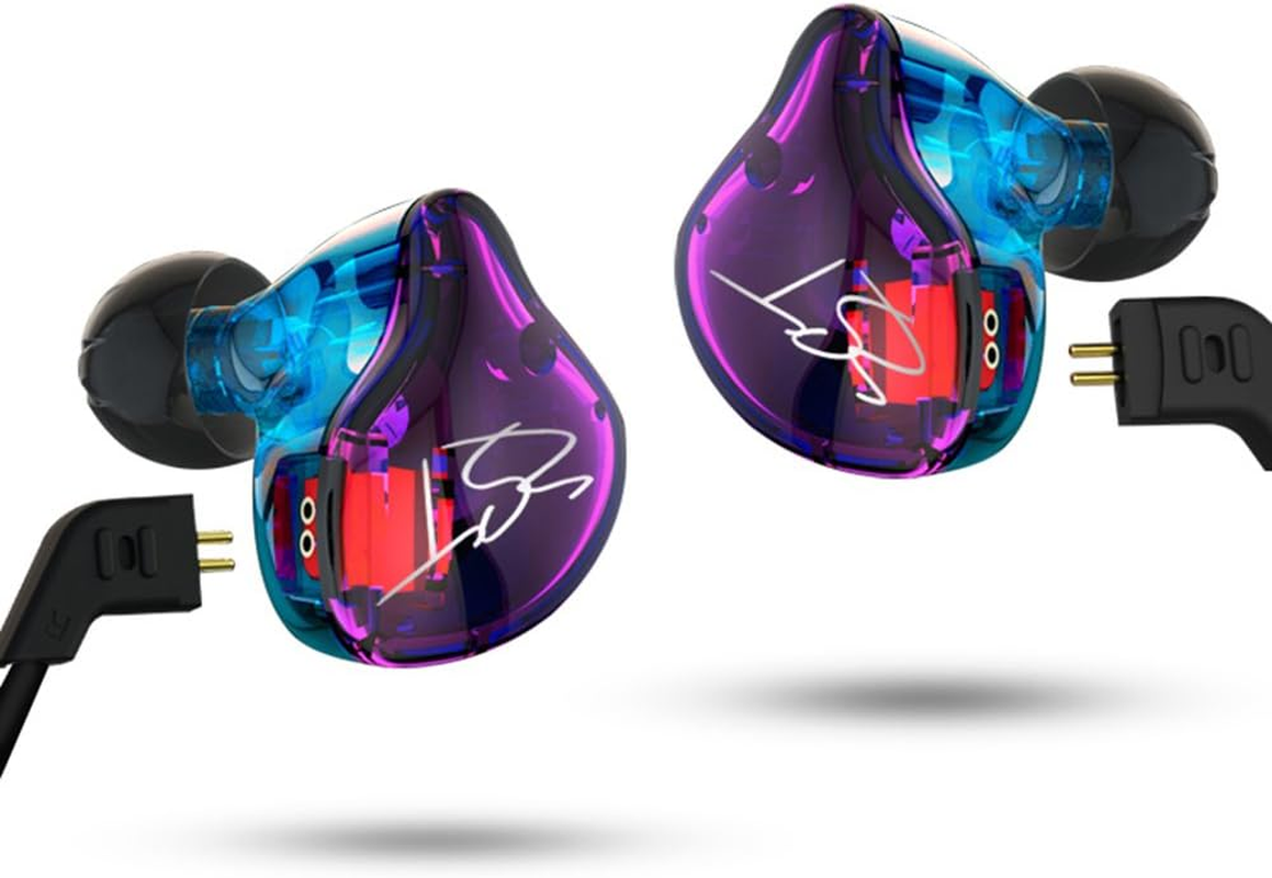 KZ ZST Dynamic Hybrid Dual Driver in Ear Earphones (Colorful with Mic) image number 5