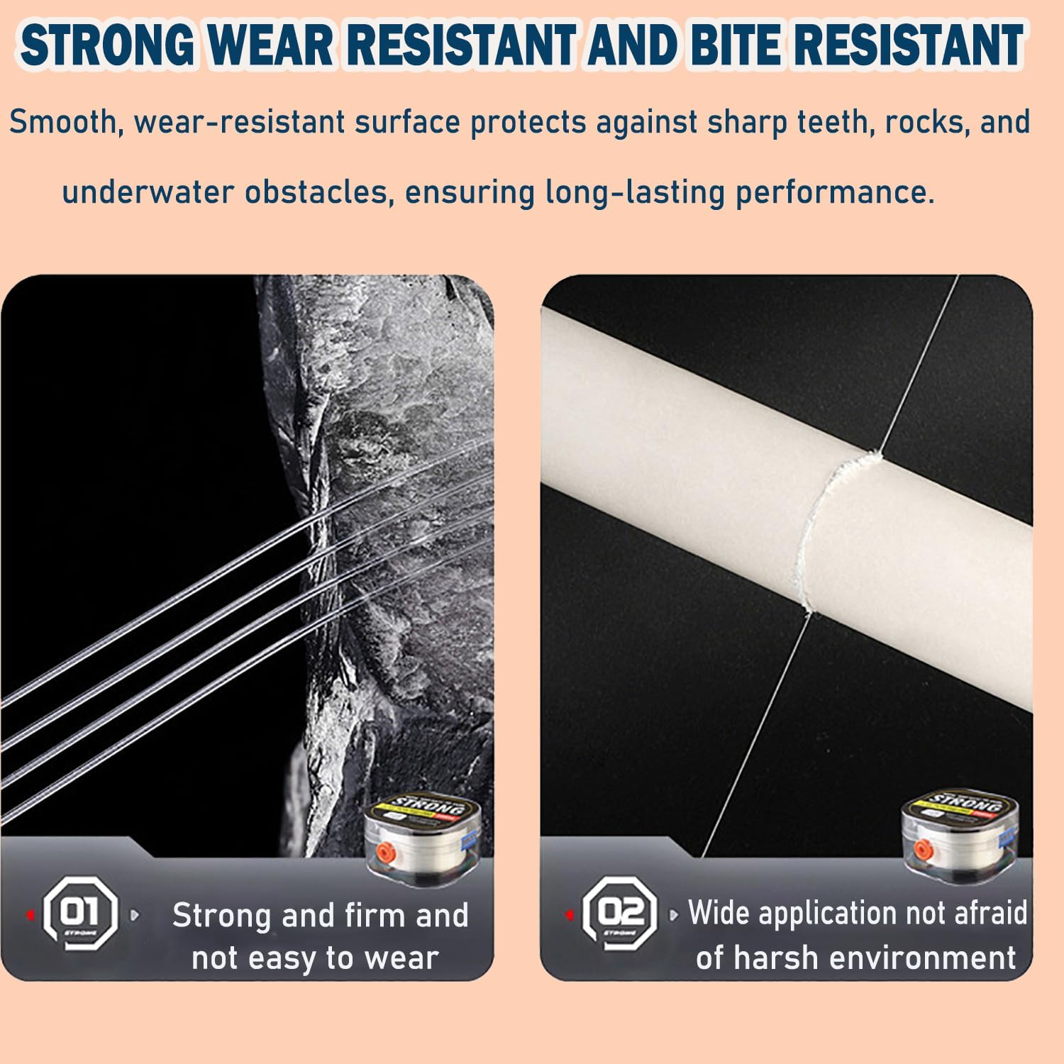 SILHOL Clear Fishing Line 0.3Mm 200M Strong Invisible Nylon Thread, for Fishing, Jewellery Making and Hanging Decorations image number 1